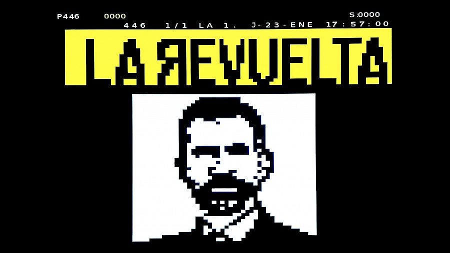El retrat de Felip VI fet amb teletext | RTVE