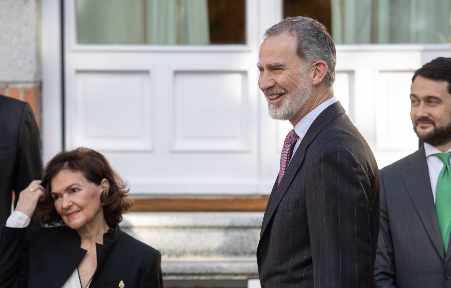 Felip de Borbó ha rebut les felicitacions dels periodistes pel seu aniversari - Europa Press