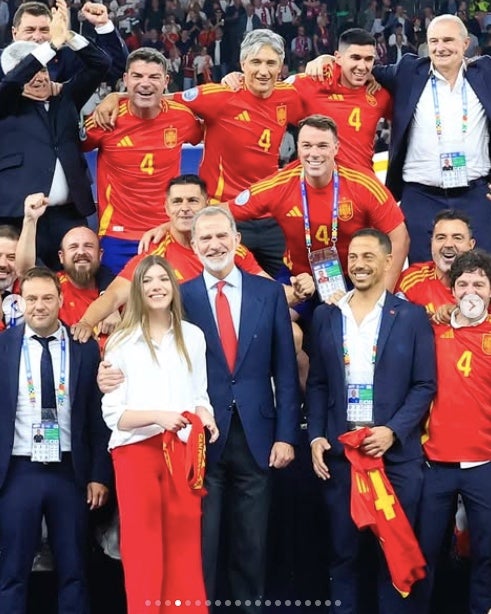 Felip i Sofia comparteixen l'afició pel futbol - Instagram