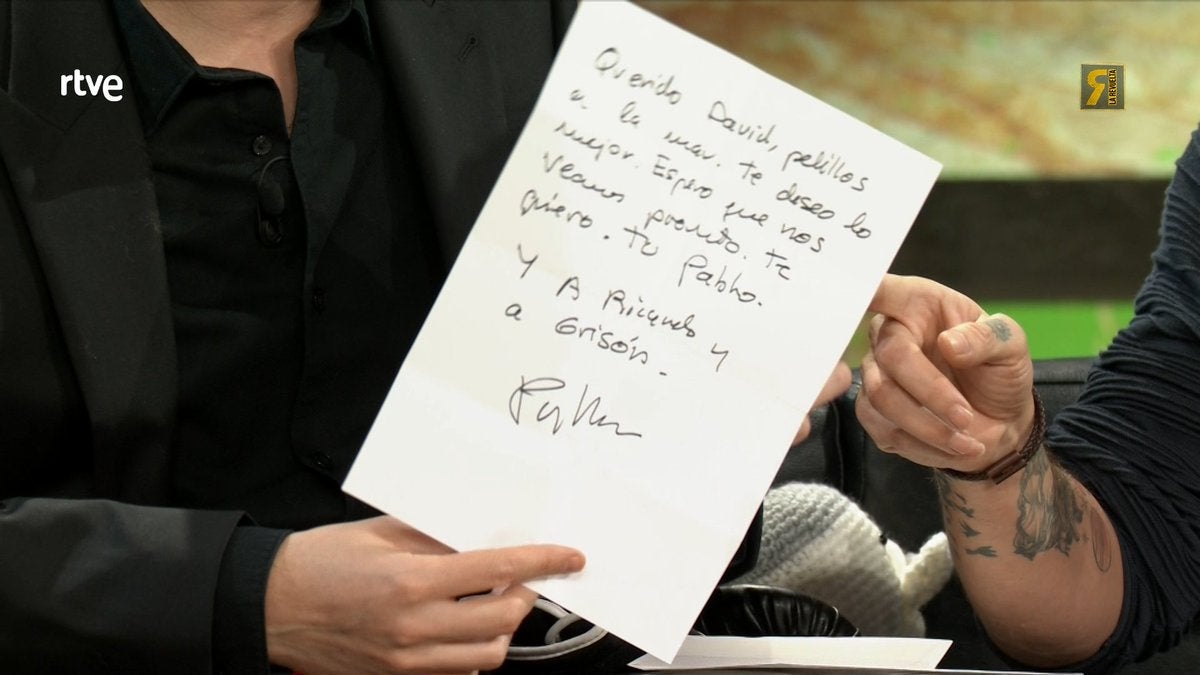 La carta de Pablos Motos per a David Broncano | RTVE