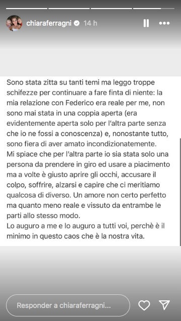 La 'influencer' italiana dona detalls esfereïdors de la ruptura - Instagram