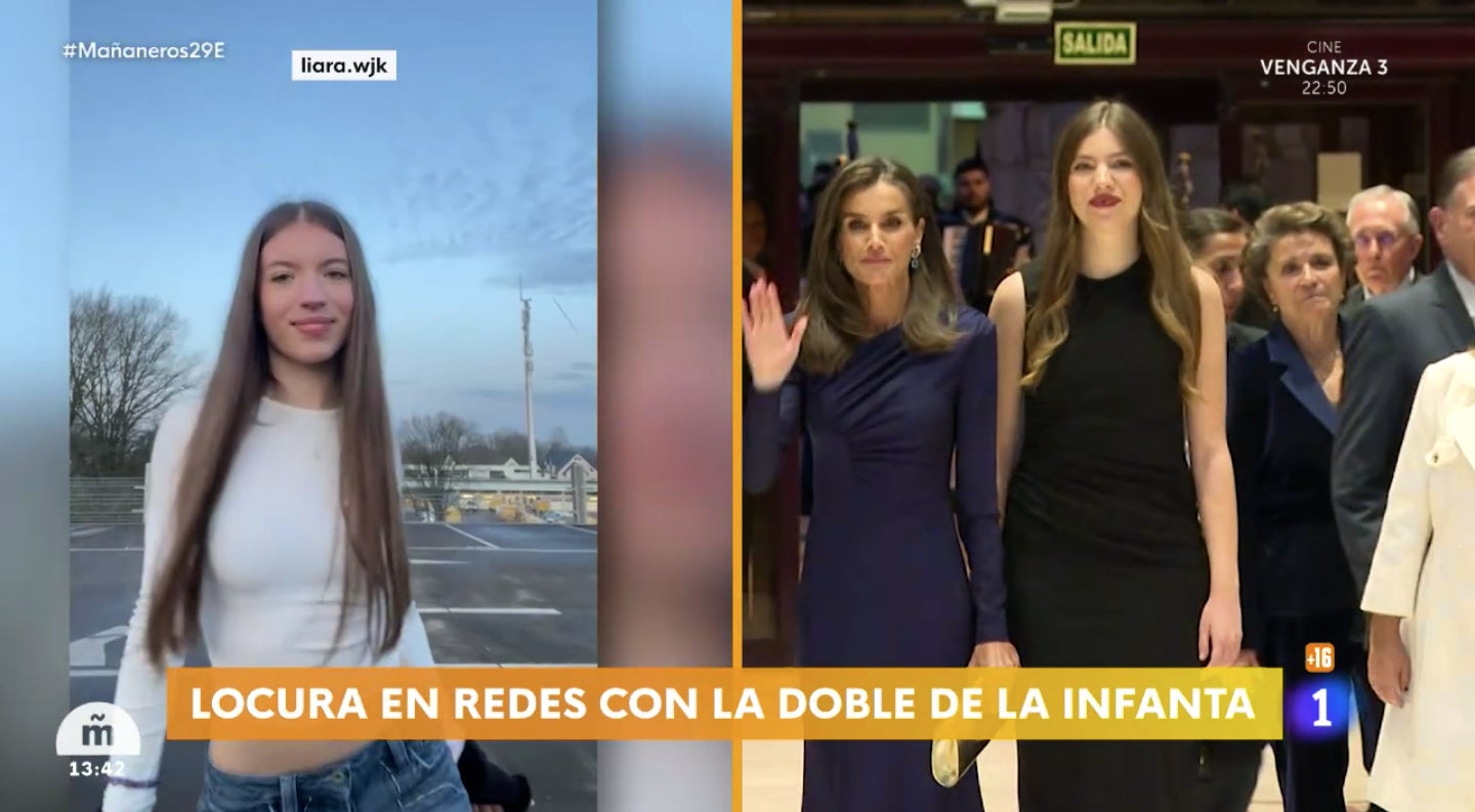 La noia reacciona a totes les comparacions que fan amb la infanta espanyola - TVE
