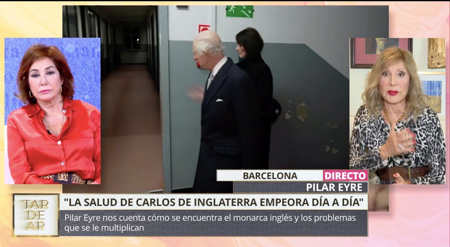Pilar Eyre revela noves informacions sobre l'estat de salut de Carles III d'Anglaterra | Telecinco