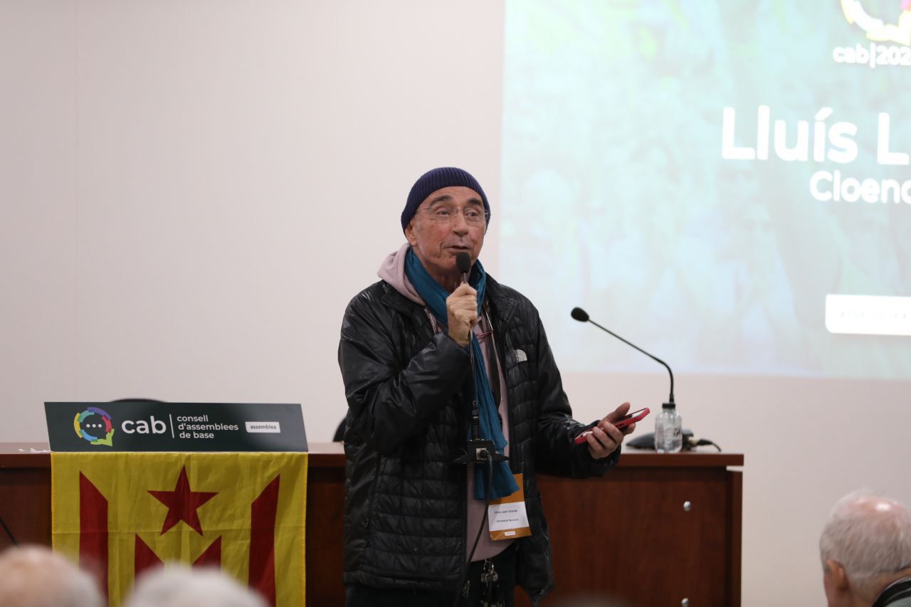Lluís Llach, en un acte de l'ANC/ANC