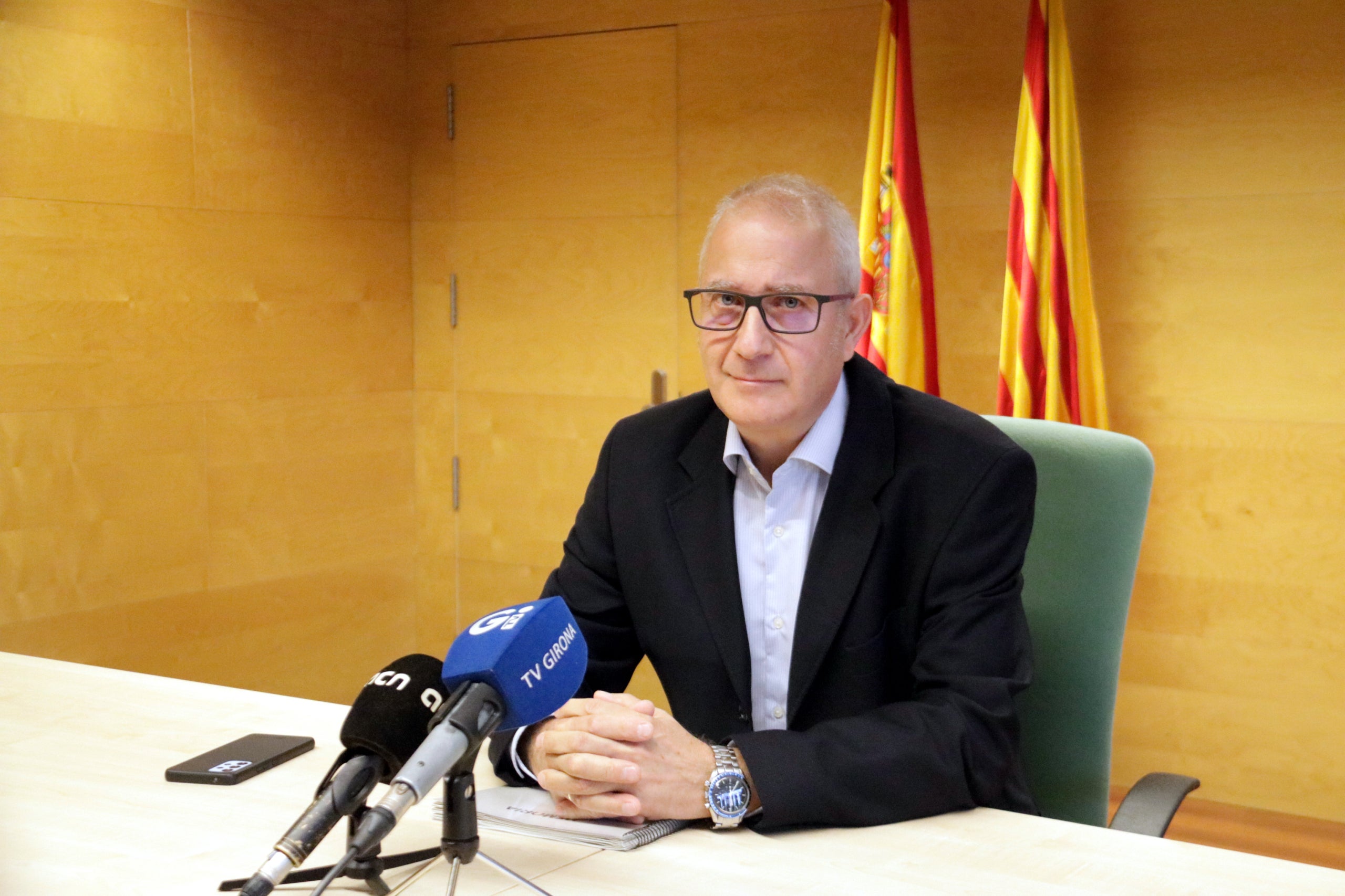 El magistrat Adolfo García Morales, en una imatge d'arxiu, nou president de l'Audiència de Girona/Marina López ACN