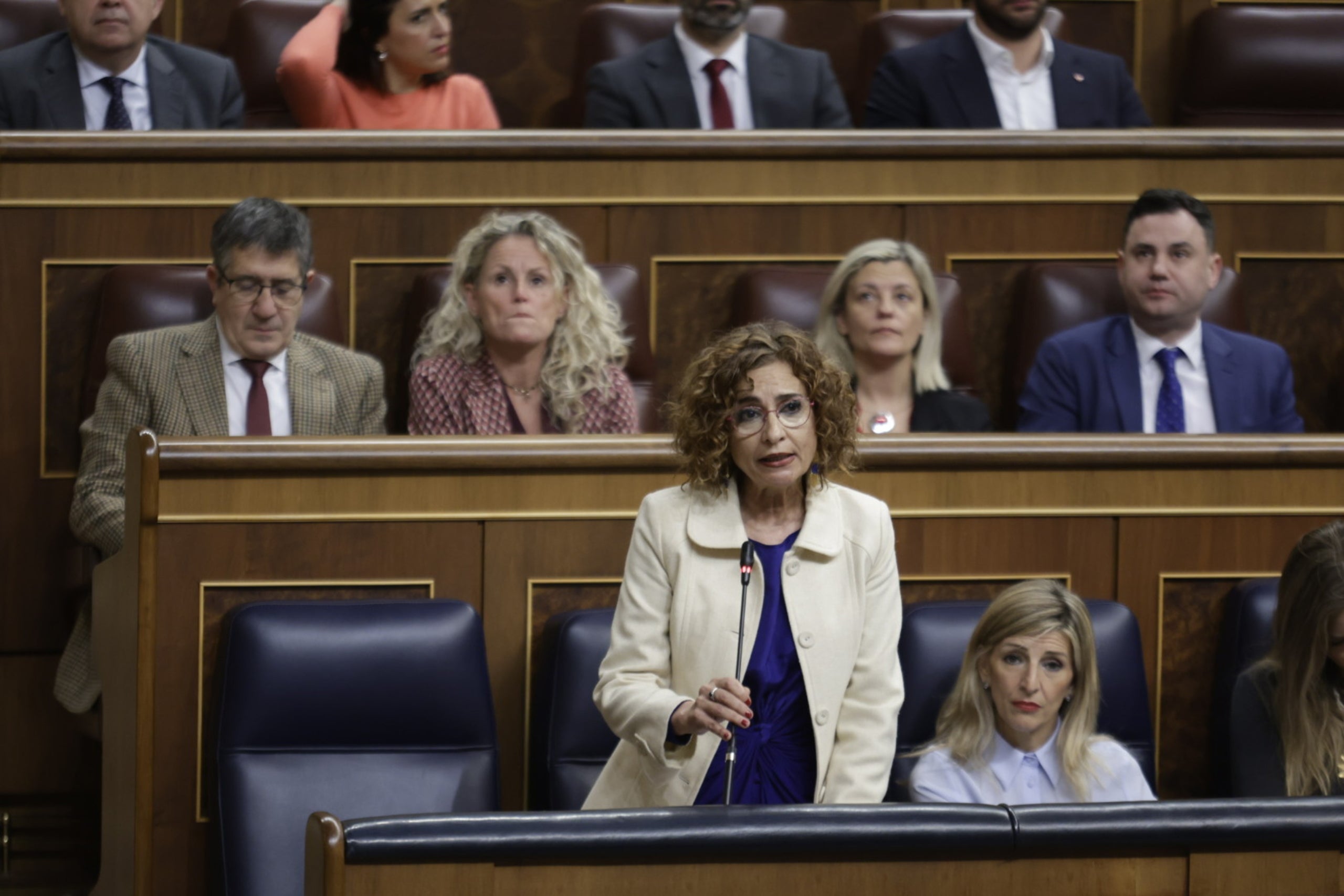 María Jesús Montero, en una intervenció en el Congrés dels Diputats / Congrés dels Diputats