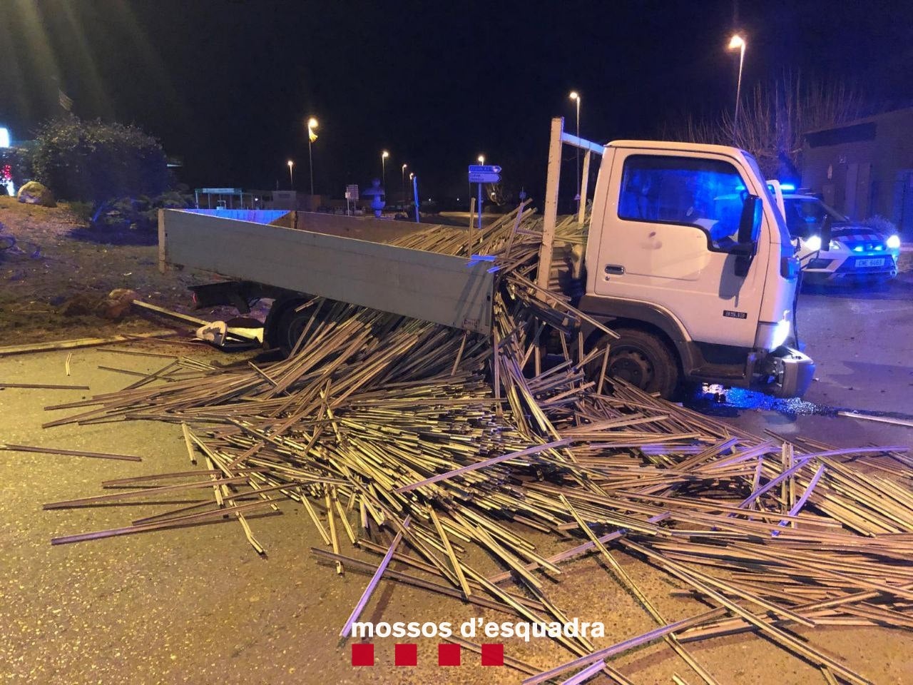 El camió sostret que va sorprendre els Mossos a Mollerussa/Mossos