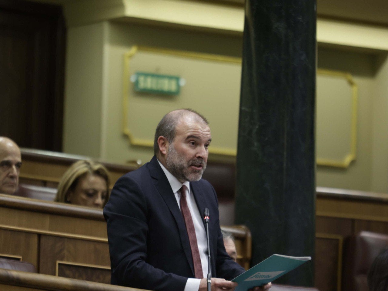 Josep Pagès, en una intervenció al Congrés, reclamar més mà dura amb el control dels jutges/Congreso