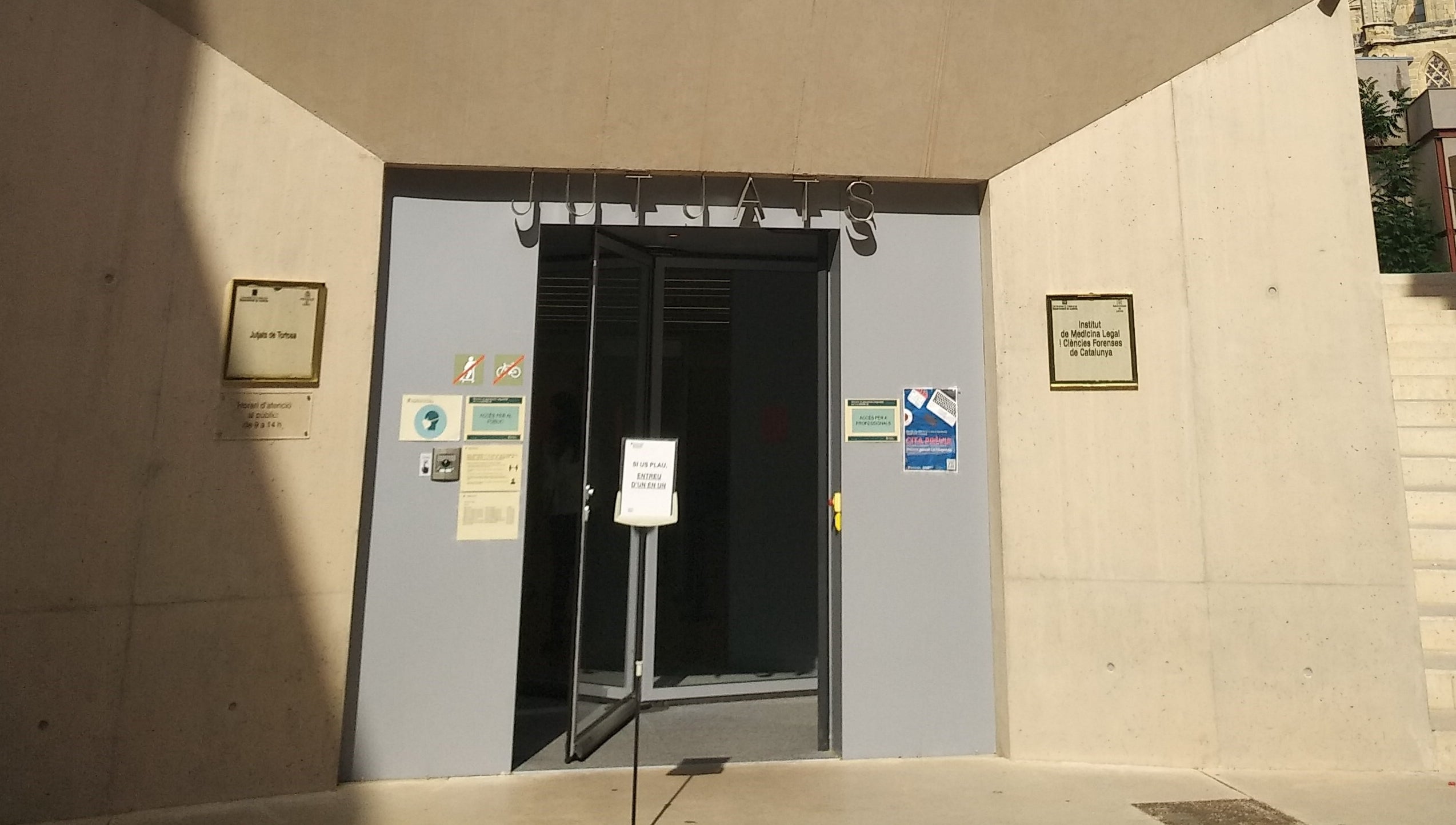Fachada de los juzgados de Tortosa / Gobierno