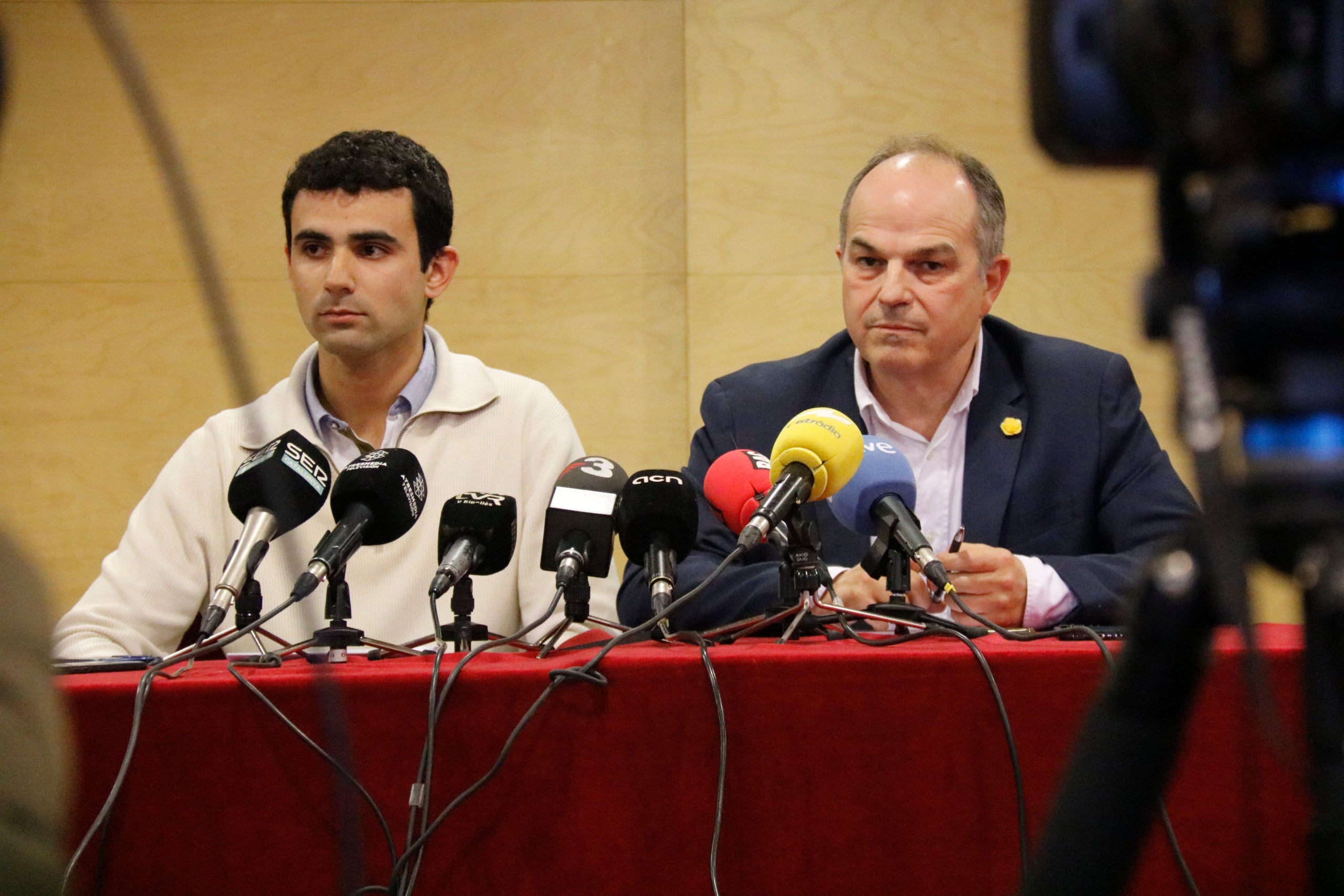 El secretari general de Junts, Jordi Turull i el regidor de Ripoll, Ferran Raigon | Lourdes Casademont (ACN)