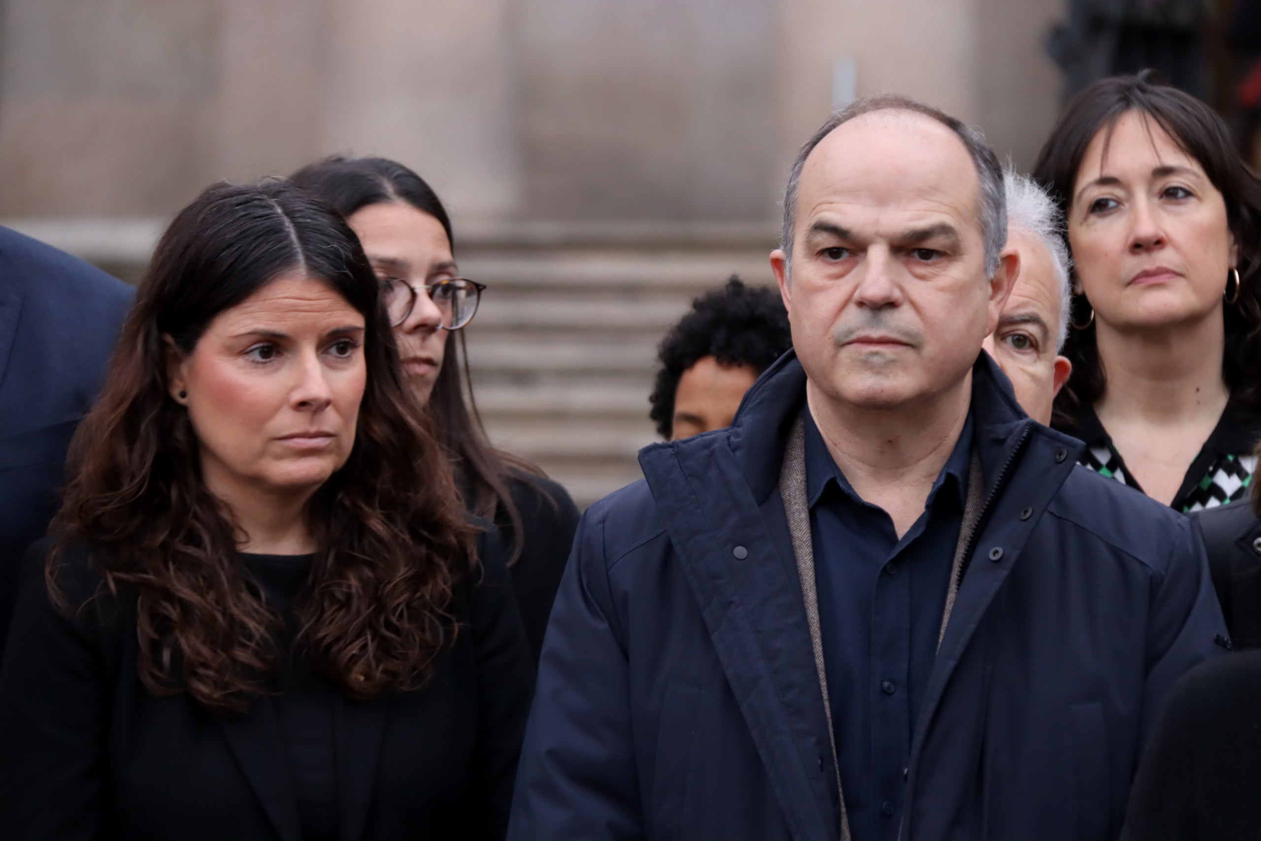 El secretari general de Junts, Jordi Turull, davant del TSJC el dia de l'inici del judici a Lluís Puig per les obres de Sixena / ACN