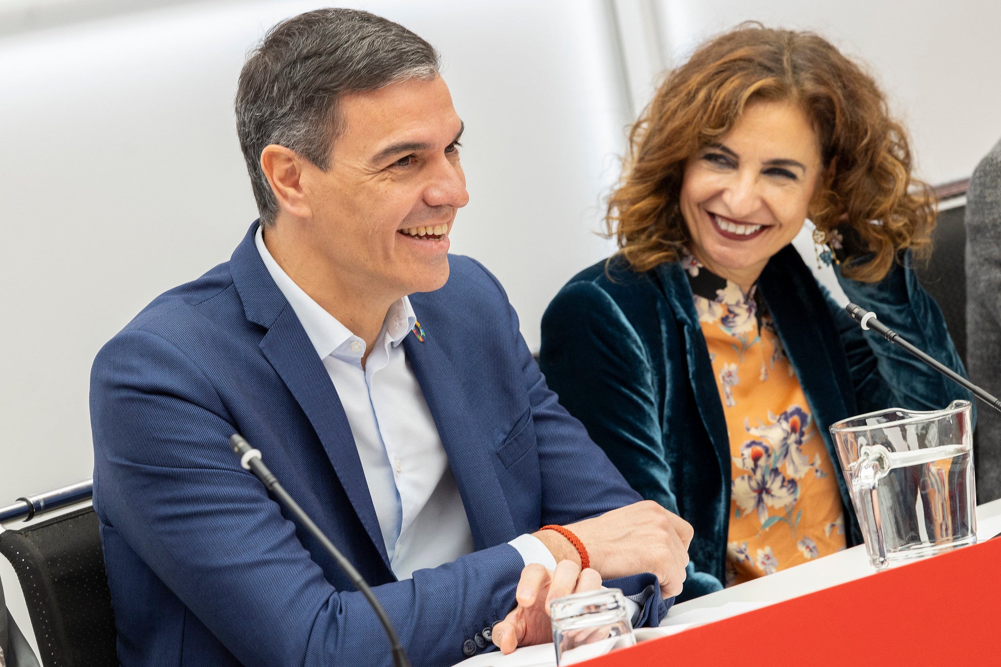 Pedro Sánchez i María Jesús Montero, en un acte PSOE / PSOE