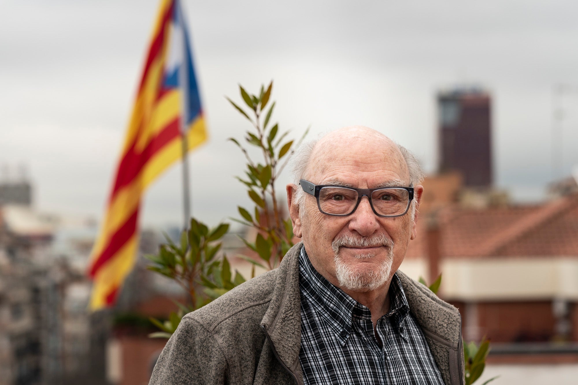 Robert Surroca, escritor y activista político. Barcelona 13.02.2025 / Mireia Comas 
