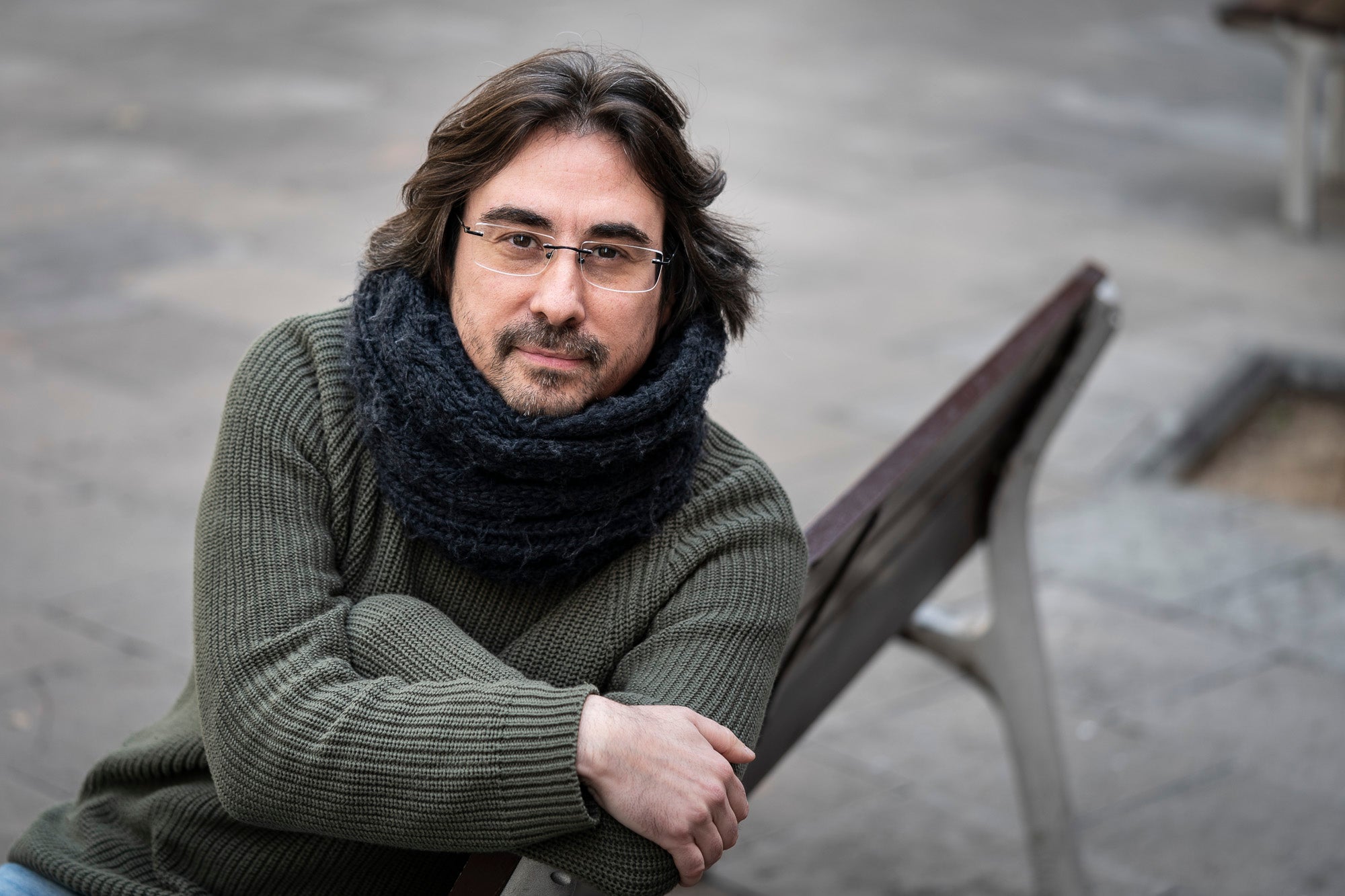 Txema Seglers, periodista i professor, acaba de publicar el llibre “Pujol i jo”. Barcelona 27-02-2025 / Mireia Comas