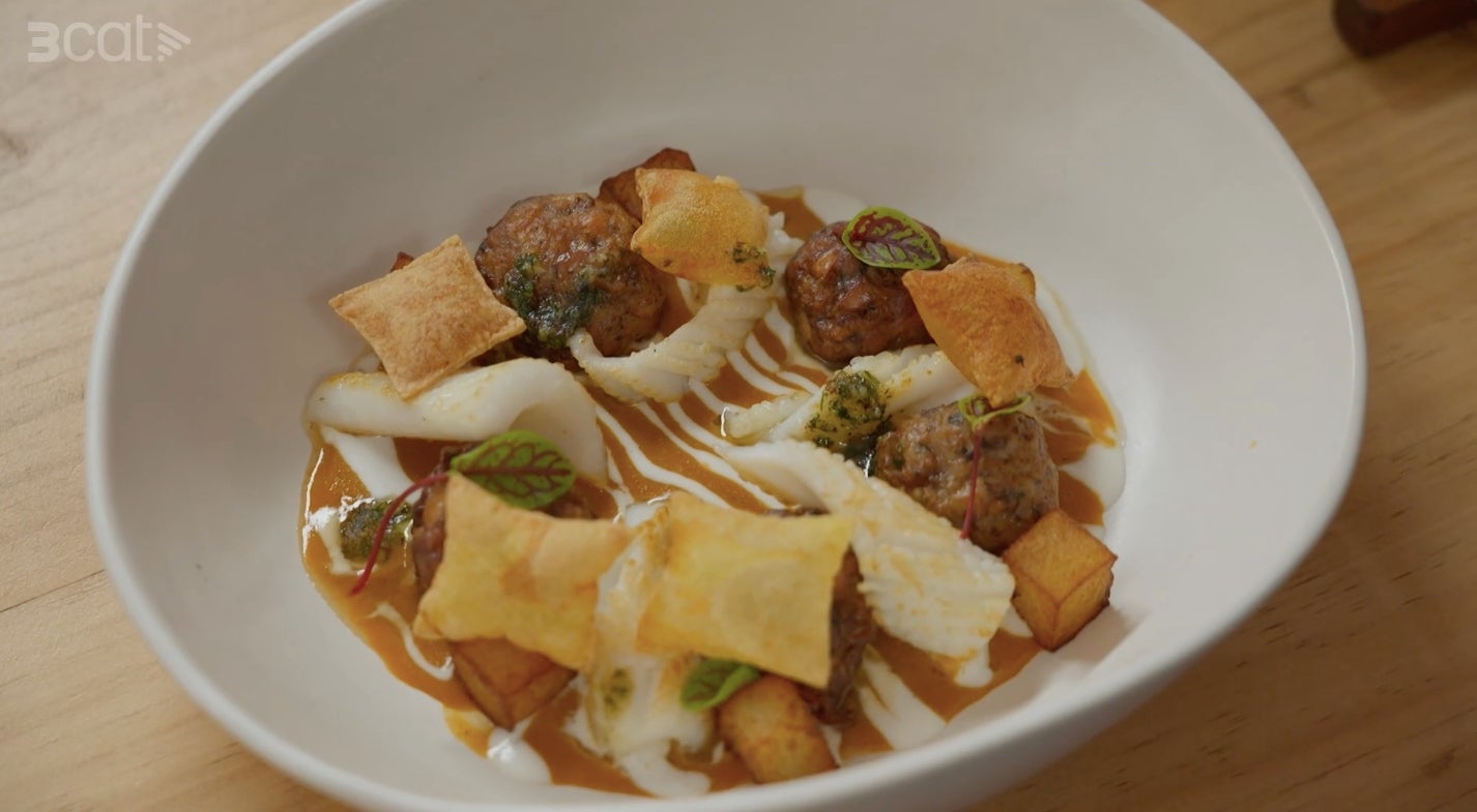 El plat tradicional del restaurant l'Insolent a Joc de cartes | 3Cat