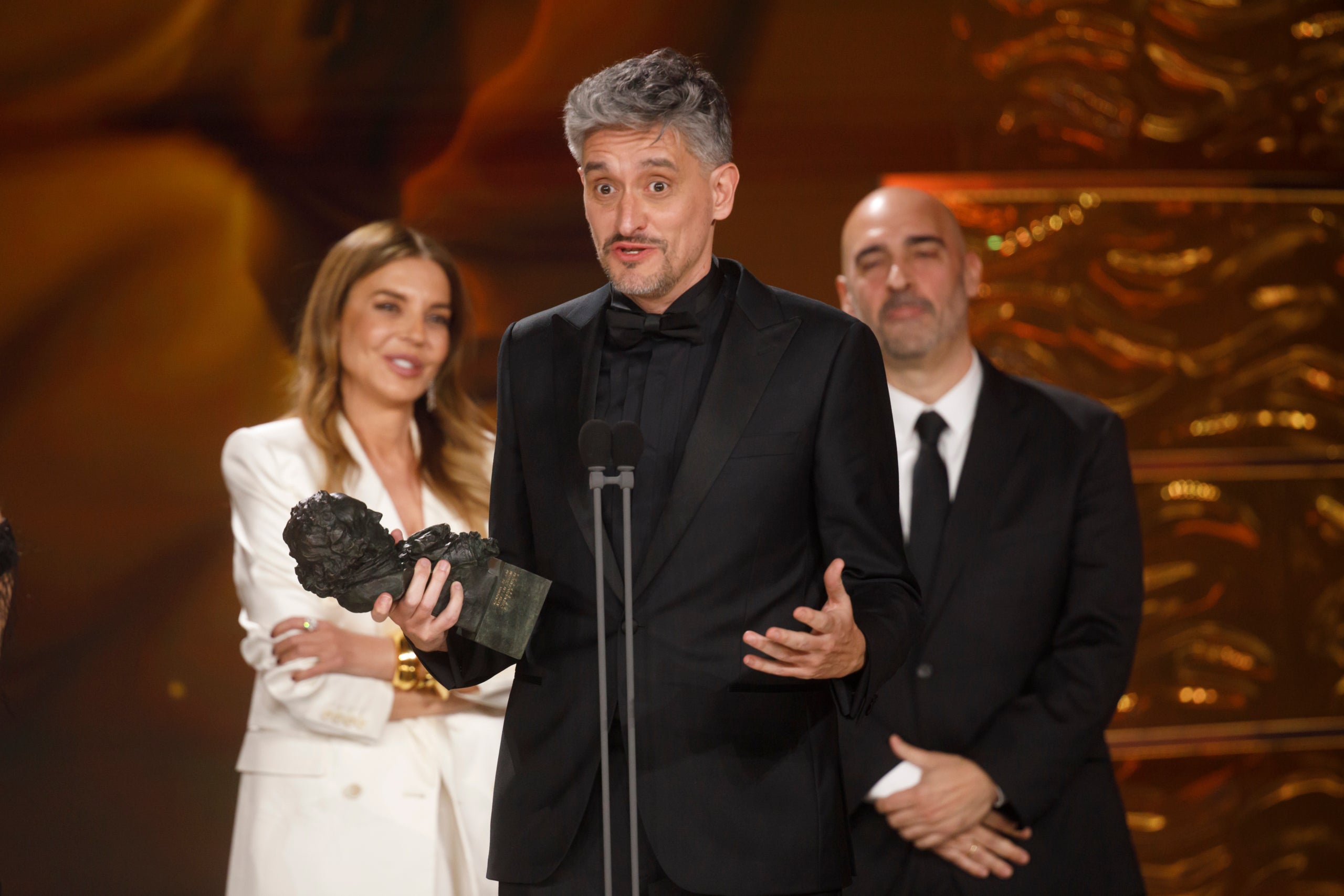 Marcel Barrena recoge el Goya 2025 a la mejor película por 'El 47', exaequo con 'La infiltrada' / Europa Press 