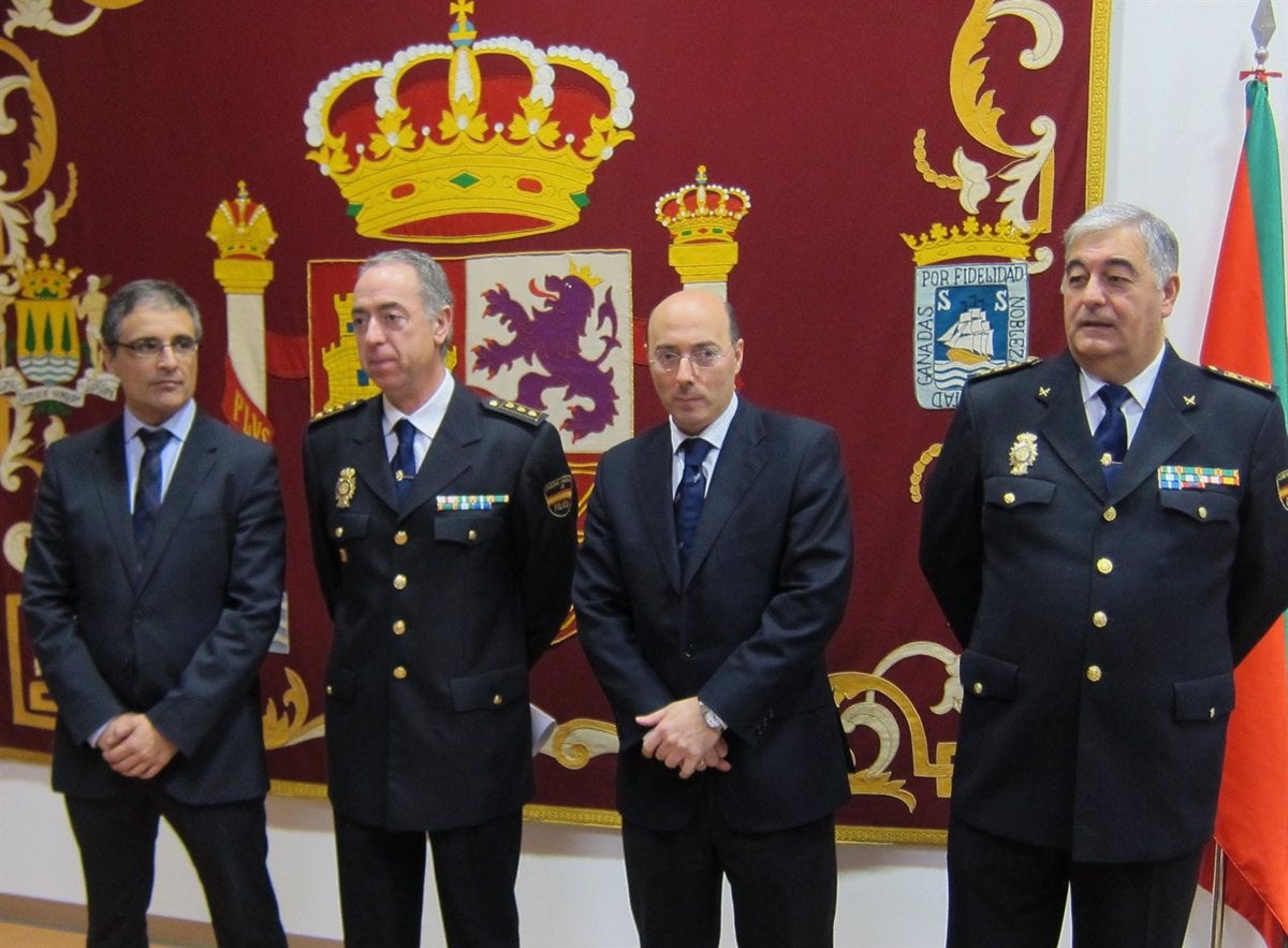 Fernando Sainz Merino, el dia de la seva presa de possessió com a comissari a Gipuzkoa el 2012/Europa Press