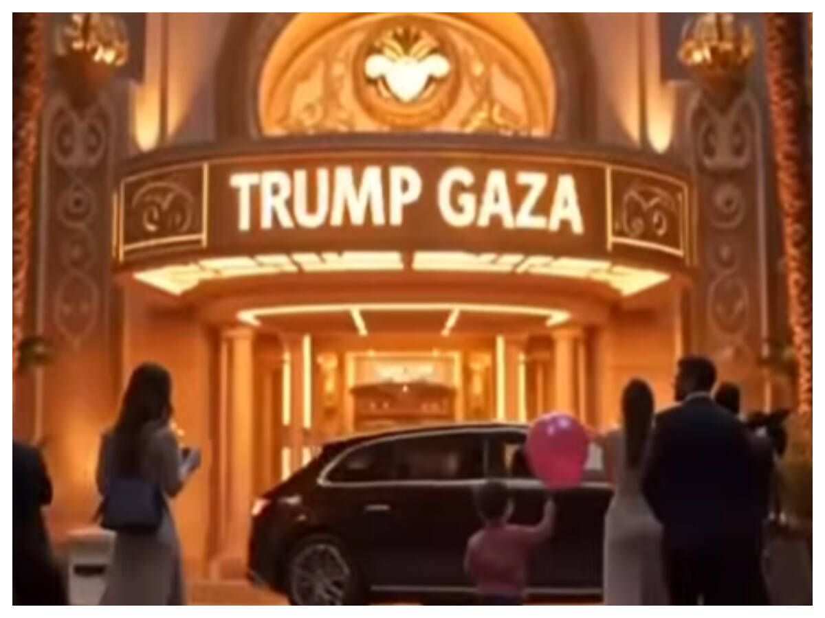 Imagen del vídeo publicado por Trump sobre el futuro de la Franja de Gaza / Truth Social