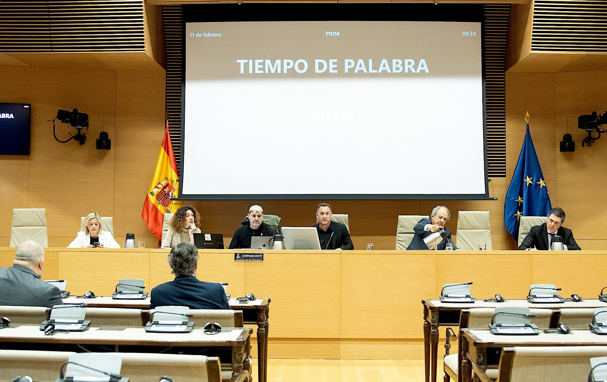 Quico Sallés, periodista d'El Món, compareixent a la comissió del Congrés que investiga l'operació Catalunya / Congrés de Diputats