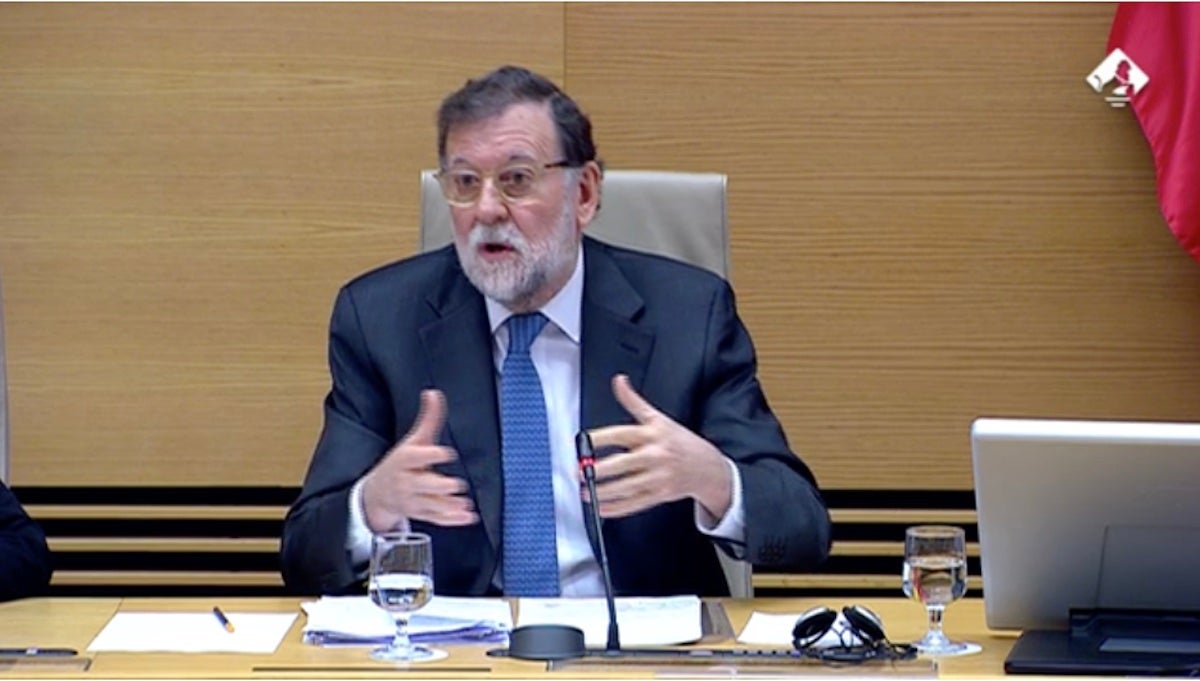 Mariano Rajoy, en la comparexença d'aquest matí