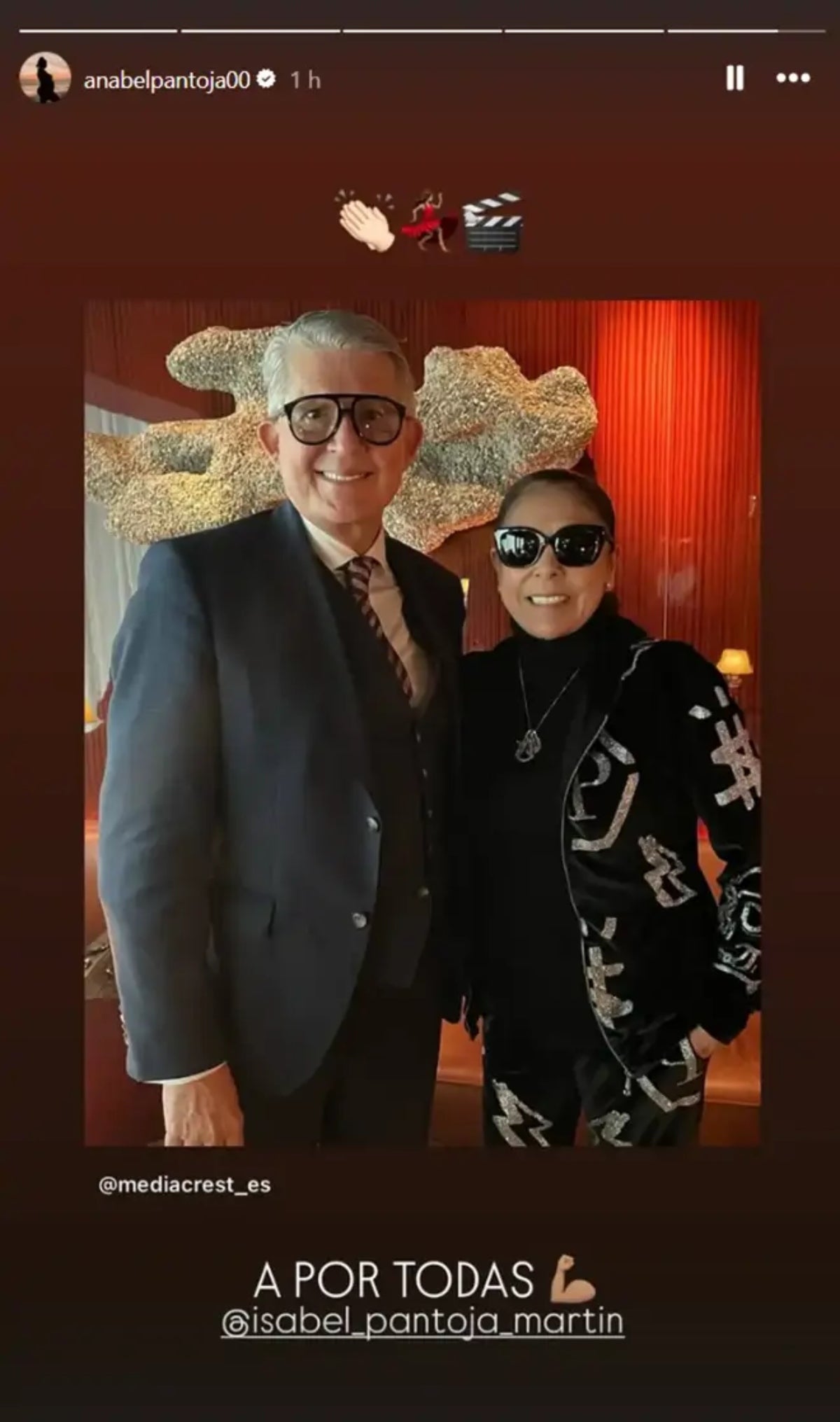 Anabel Pantoja celebra la notícia sobre el documental d'Isabel Pantoja | Instagram