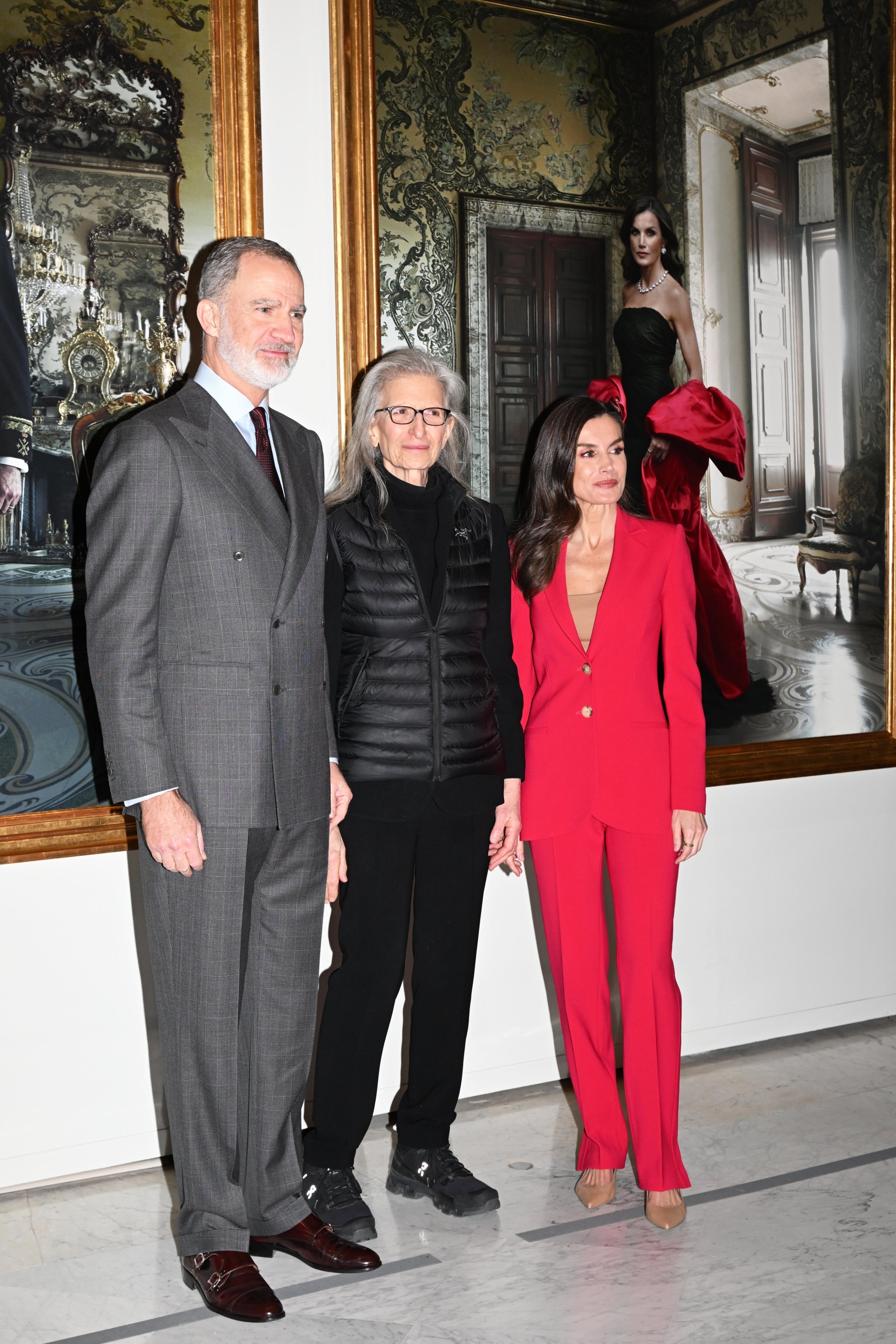 Annie Leibovitz en la presentació dels retrats oficials de Letícia i Felip VI | Europa Press