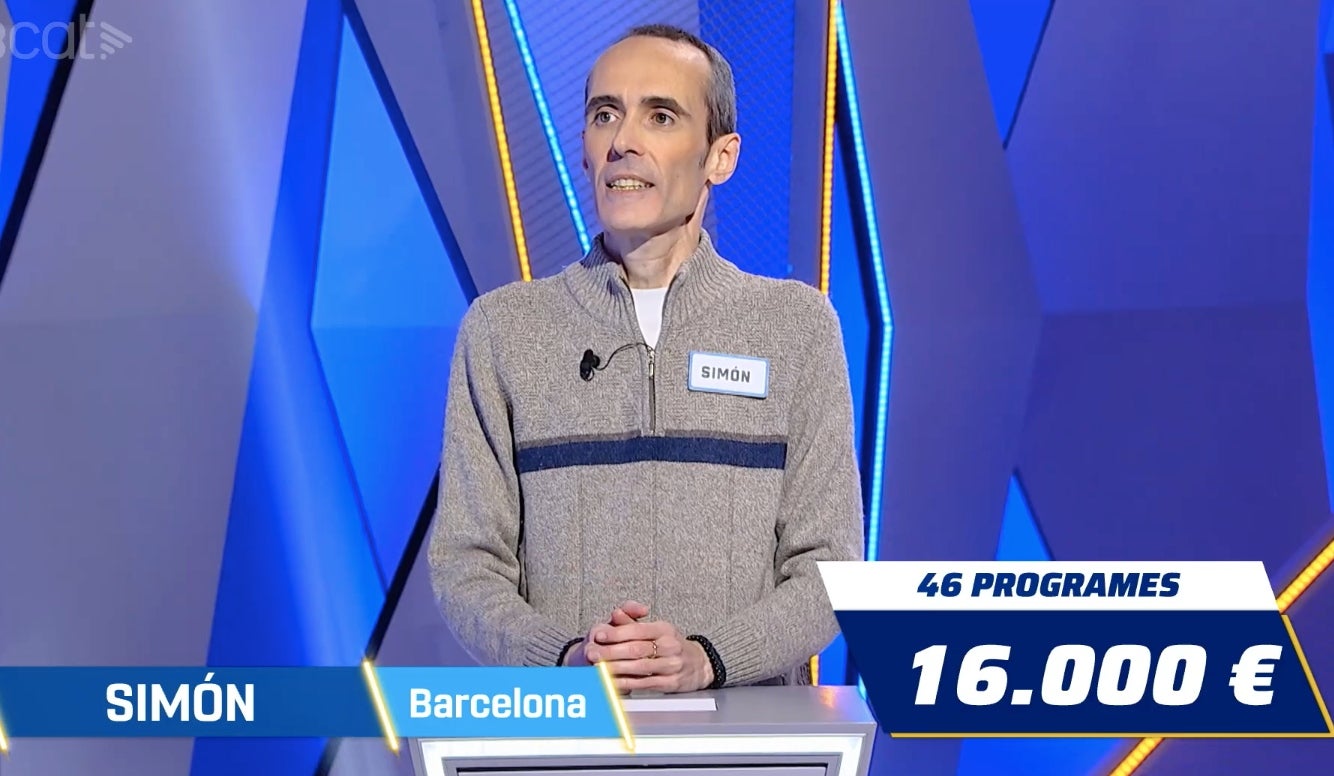 El Simón és l'actual concursant més veterà de l'Atrapa'm si pots' de TV3 | 3Cat
