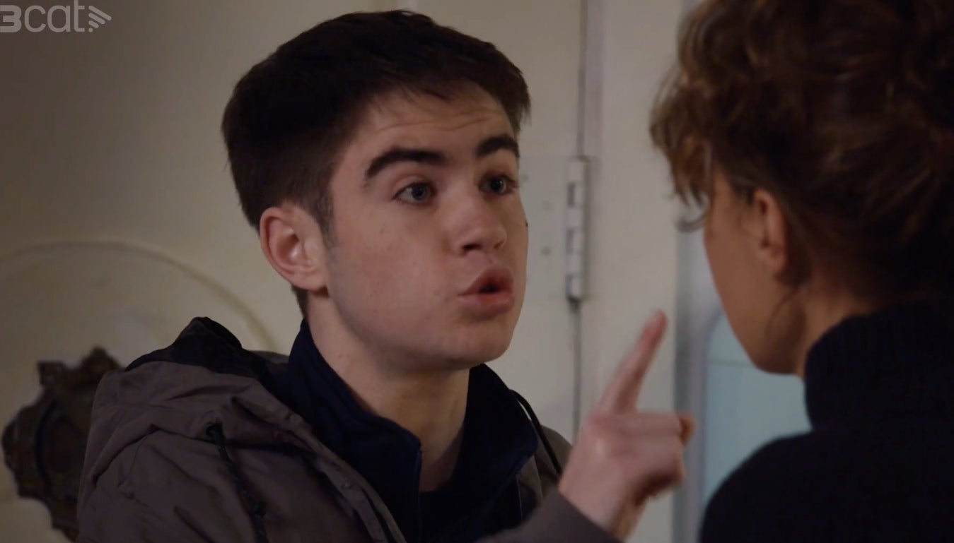 La Marta i el Joel protagonitzen una escena molt tensa | 3Cat