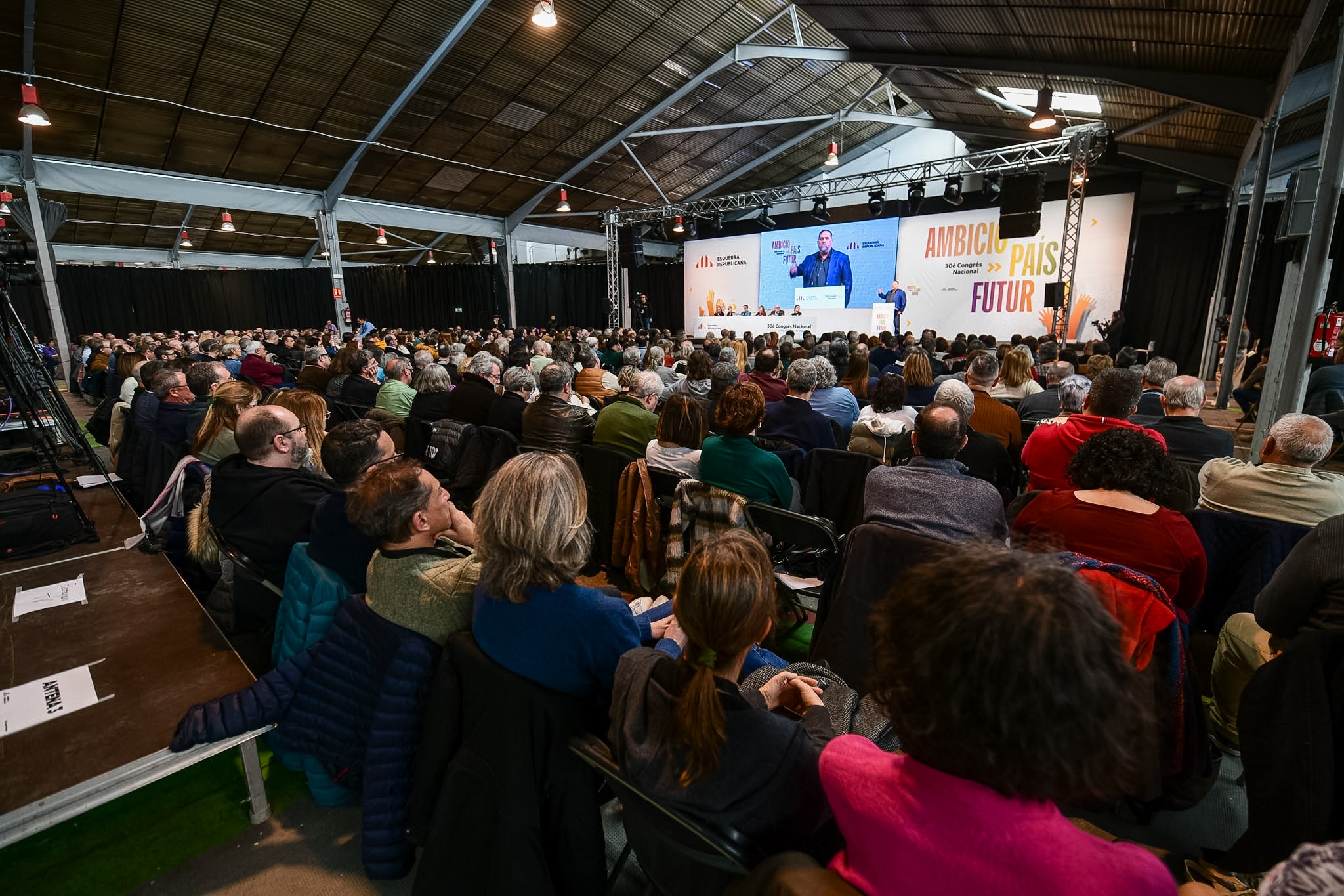 Los militantes de ERC en el 30º congreso de la formación/Marc Puig
