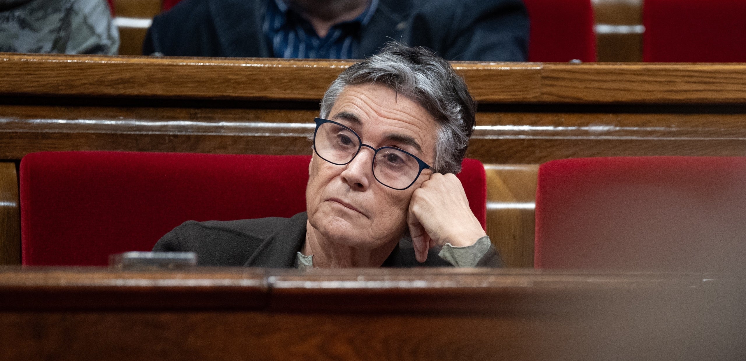 Olga Pané, en una imatge al Parlament, on ha presentat l'estadística de suïcidis a les presons catalanes/David Zorrakino/EP