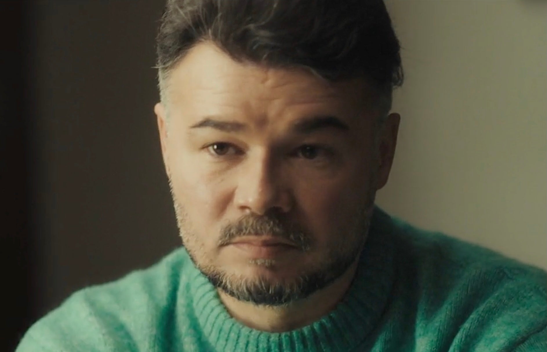 Gabriel Rufián, durant l'entrevista amb Jordi Évole a La Sexta
