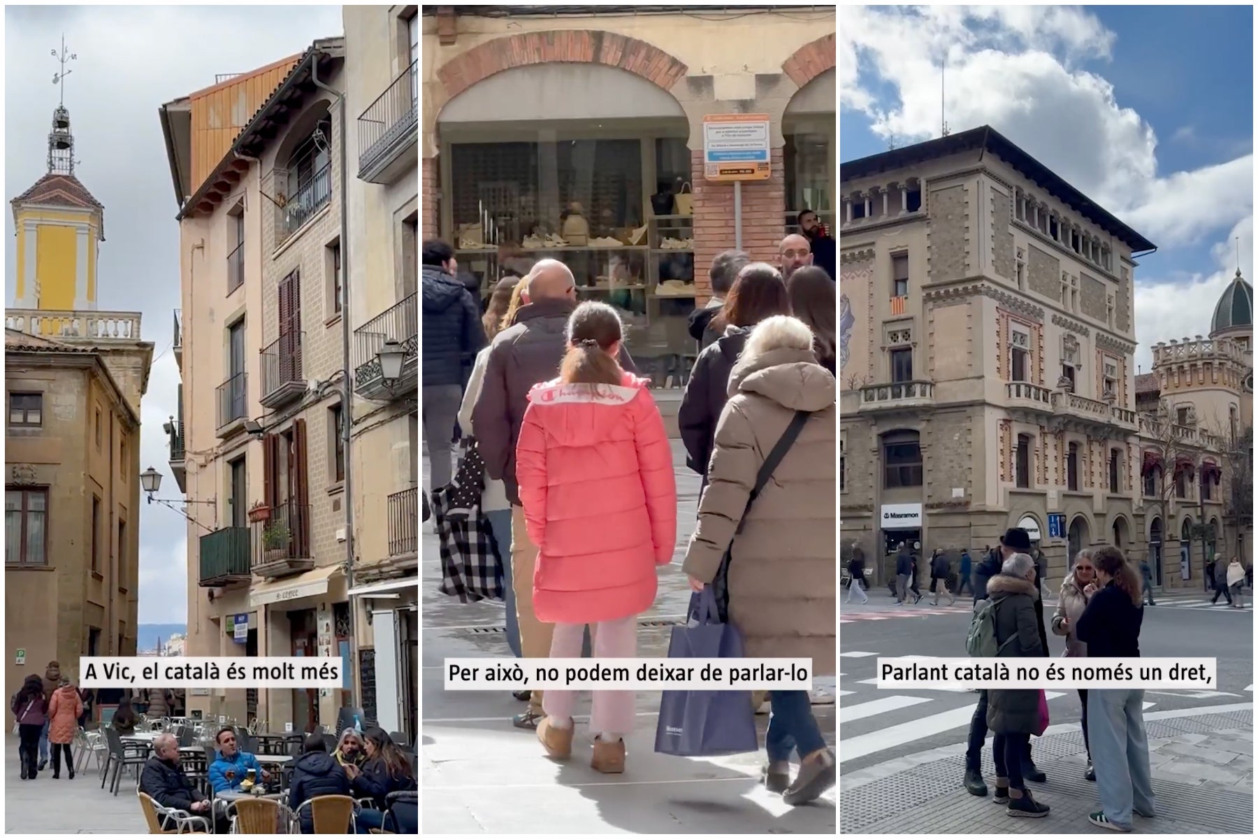 Campanya de l'Ajuntament de Vic per impulsar l'ús del català / Ajuntament de Vic