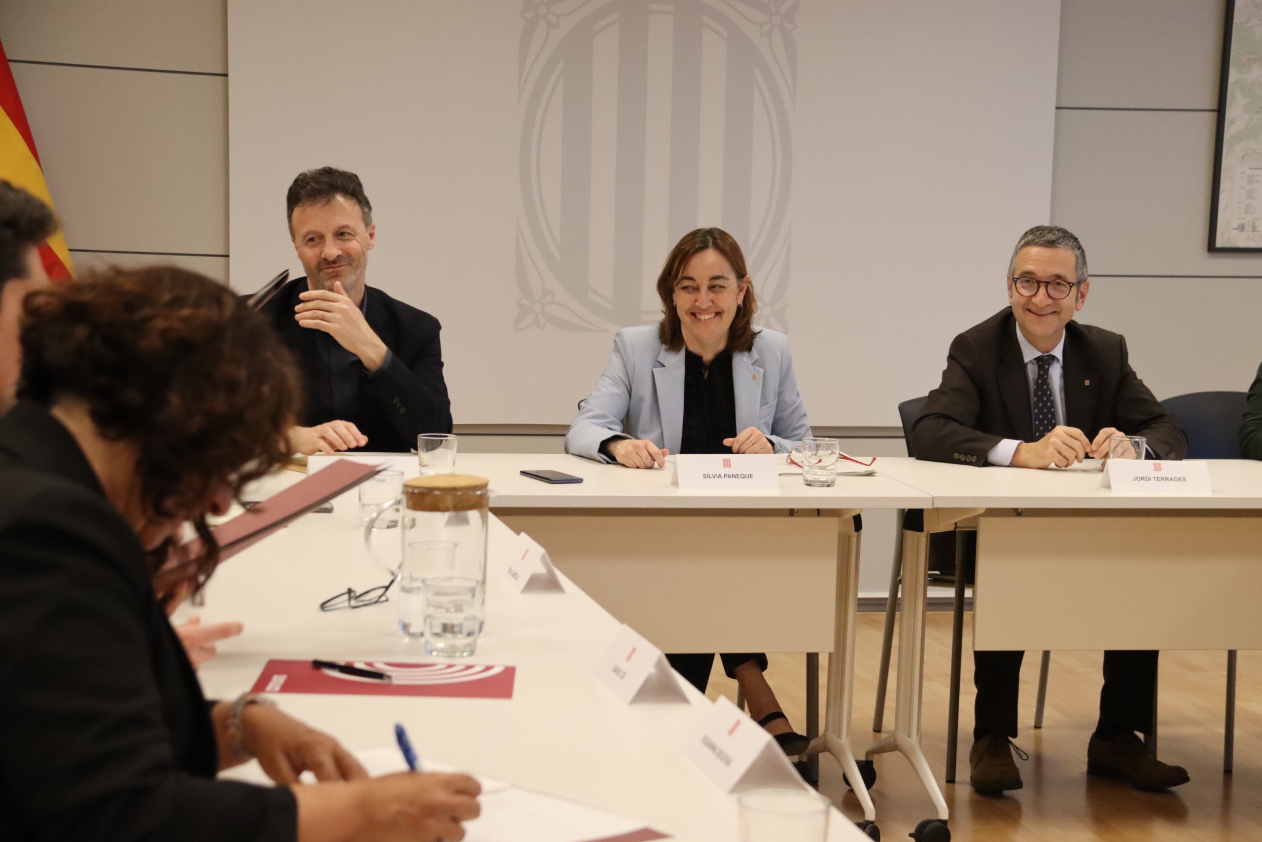 La consellera de Territori, Habitatge i Transició Ecològica, Sílvia Paneque, durant la reunió

|
ACN
