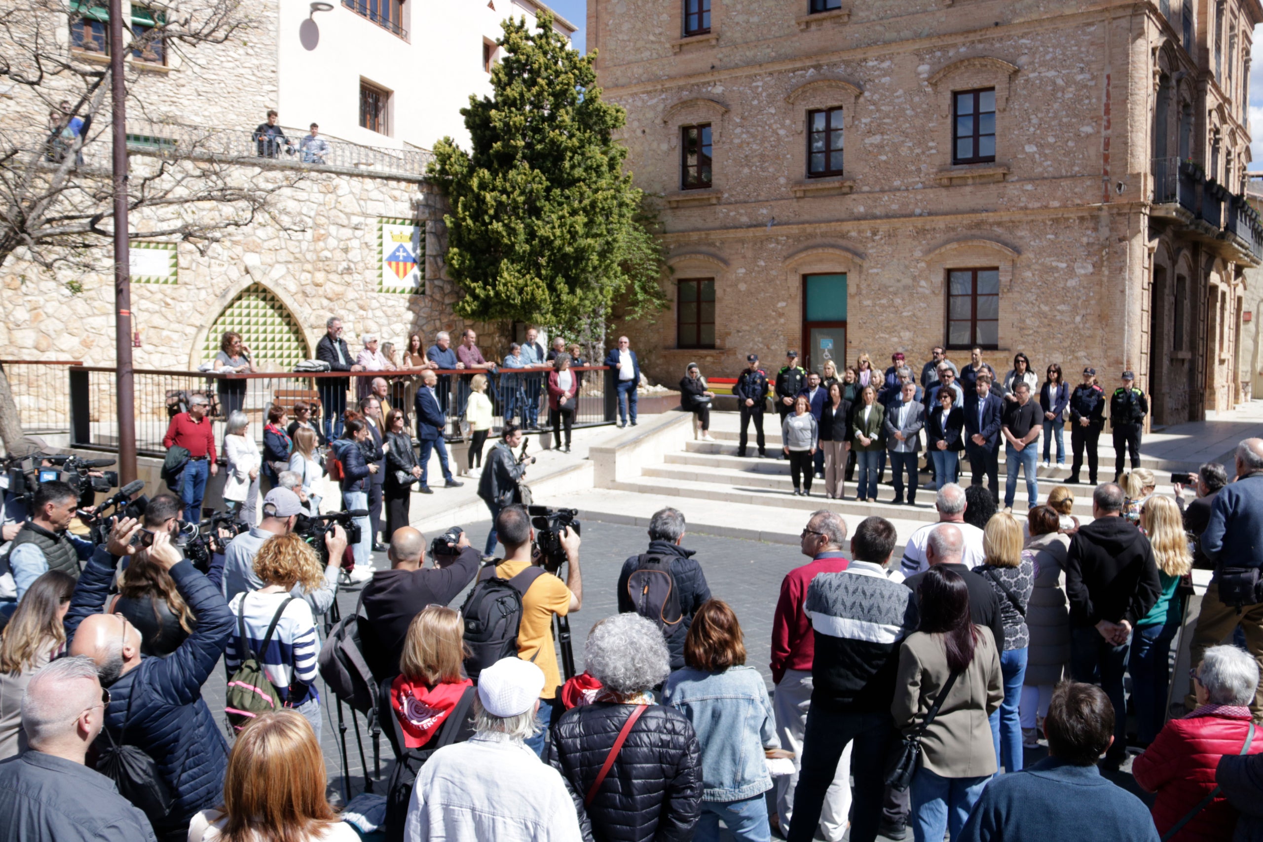 Concentració d'aquest diumege a Calafell en condemna pel feminicidi / Ariadna Escoda (ACN)