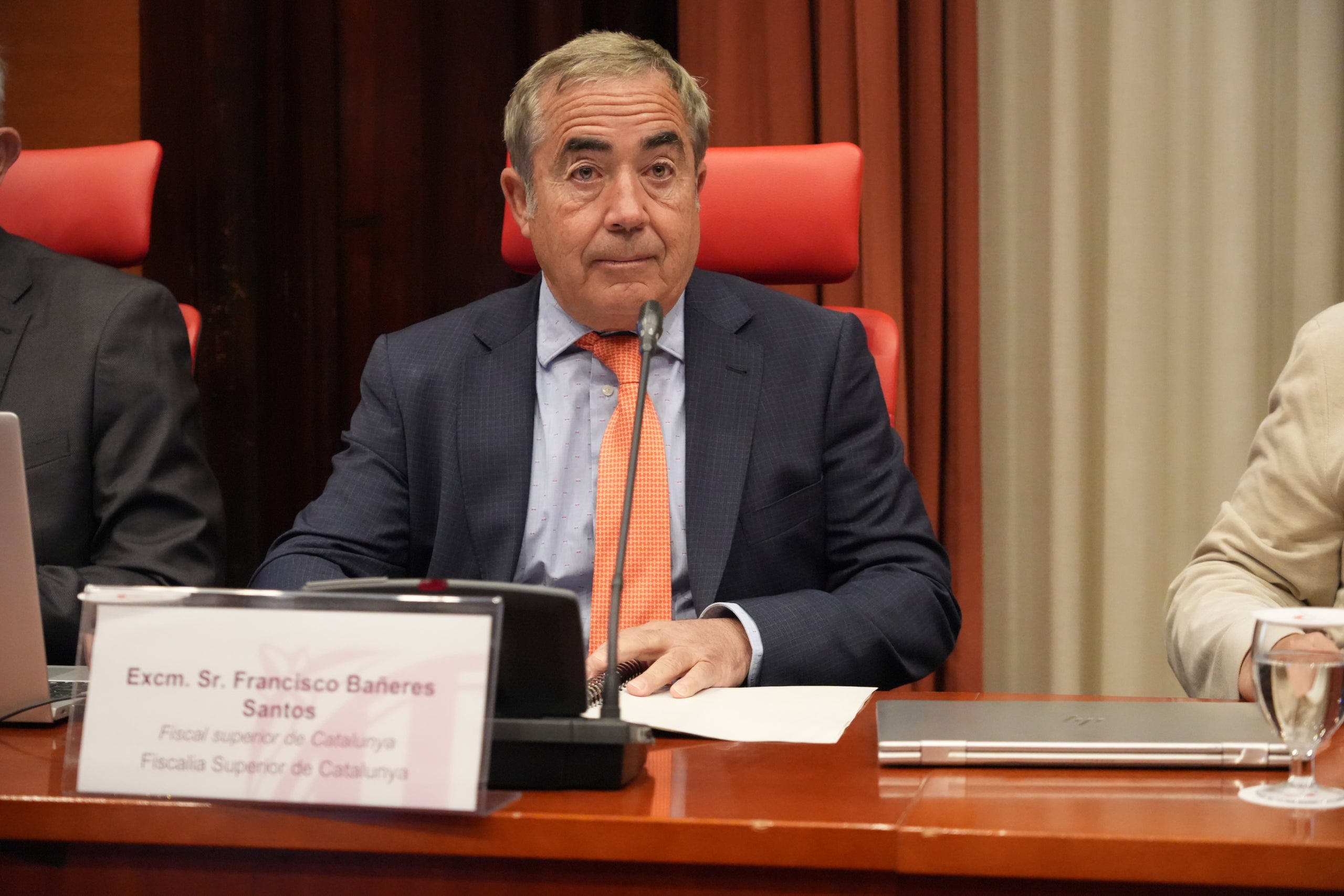 Francisco Bañeres, en la seva compareixença al Parlament/Marta Sierra/ACN