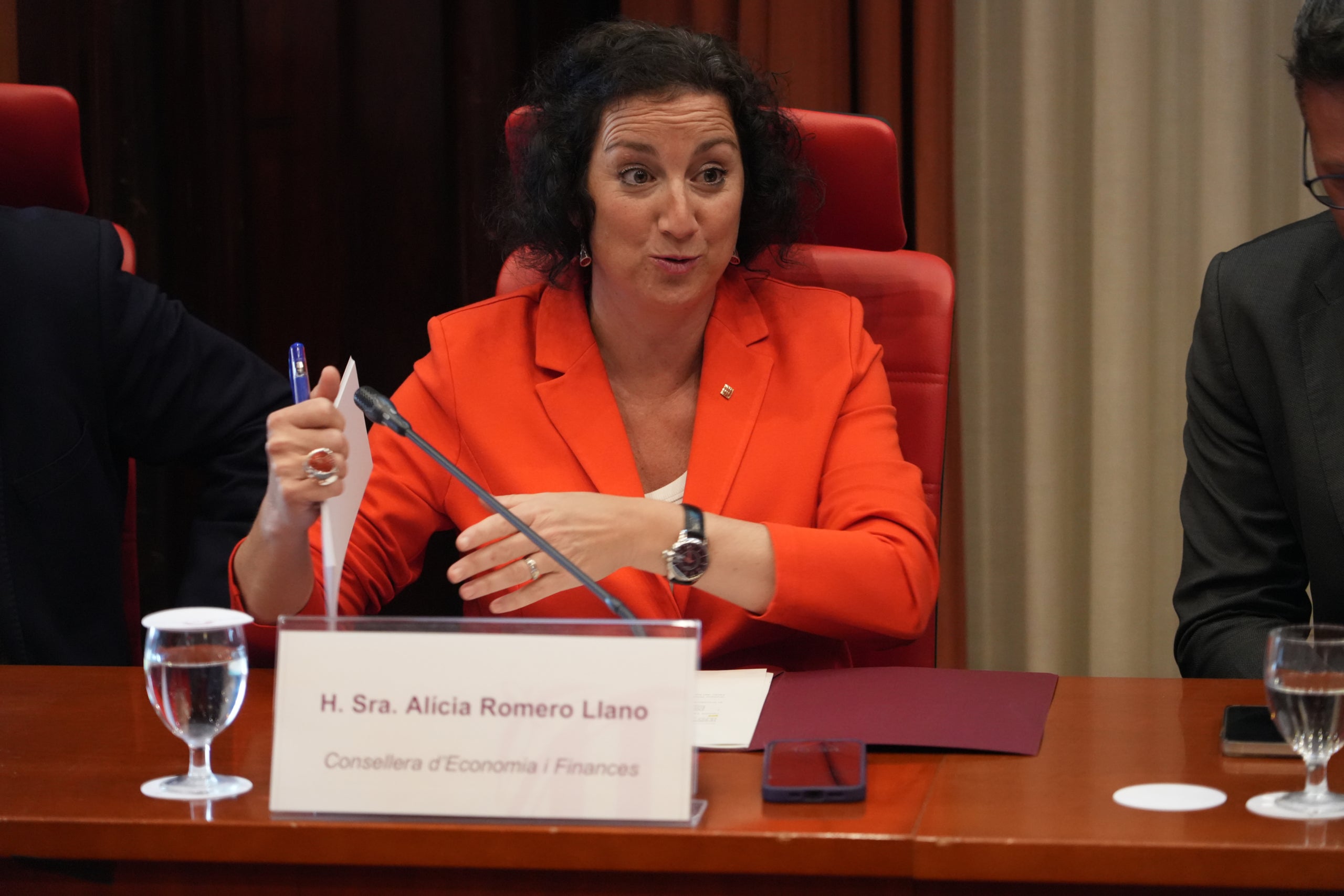 La consellera d'Economia i Hisenda, Alícia Romero, compareix a la comissió d'Economia del Parlament | Parlament