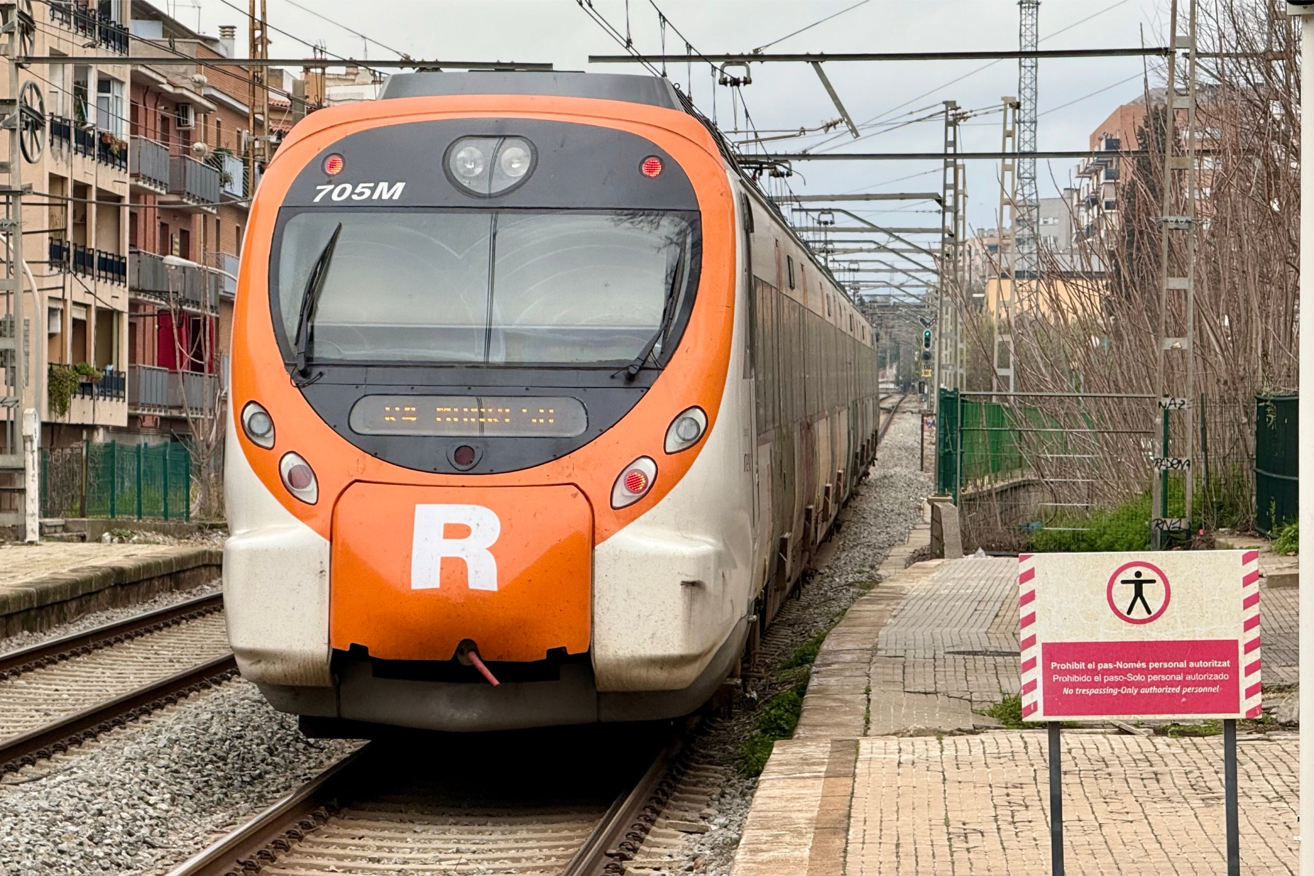 Un tren de Rodalies a l'estació de Cerdanyola del Vallès / ACN