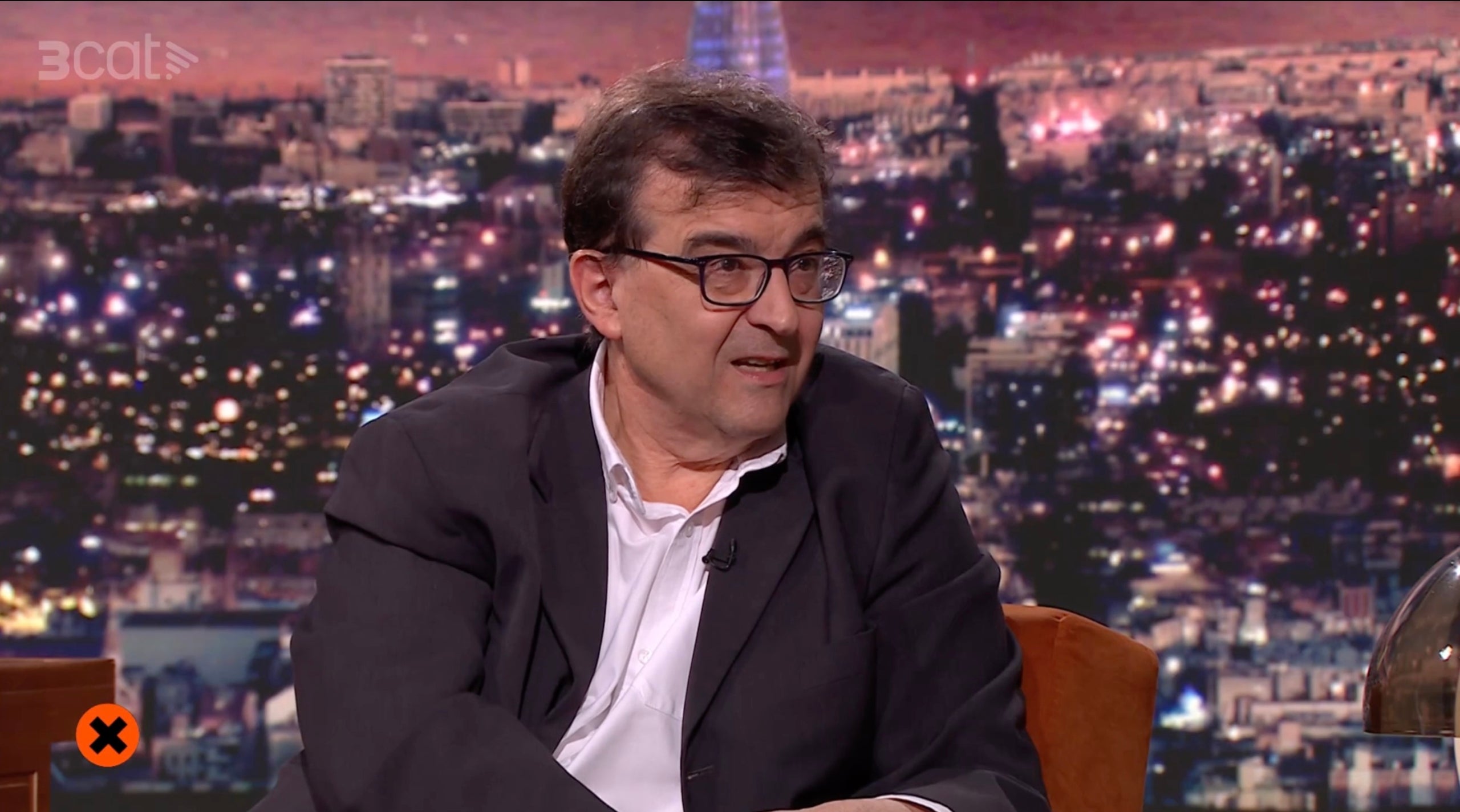 L'escriptor Javier Cercas, al programa 'Col·lapse', de TV3