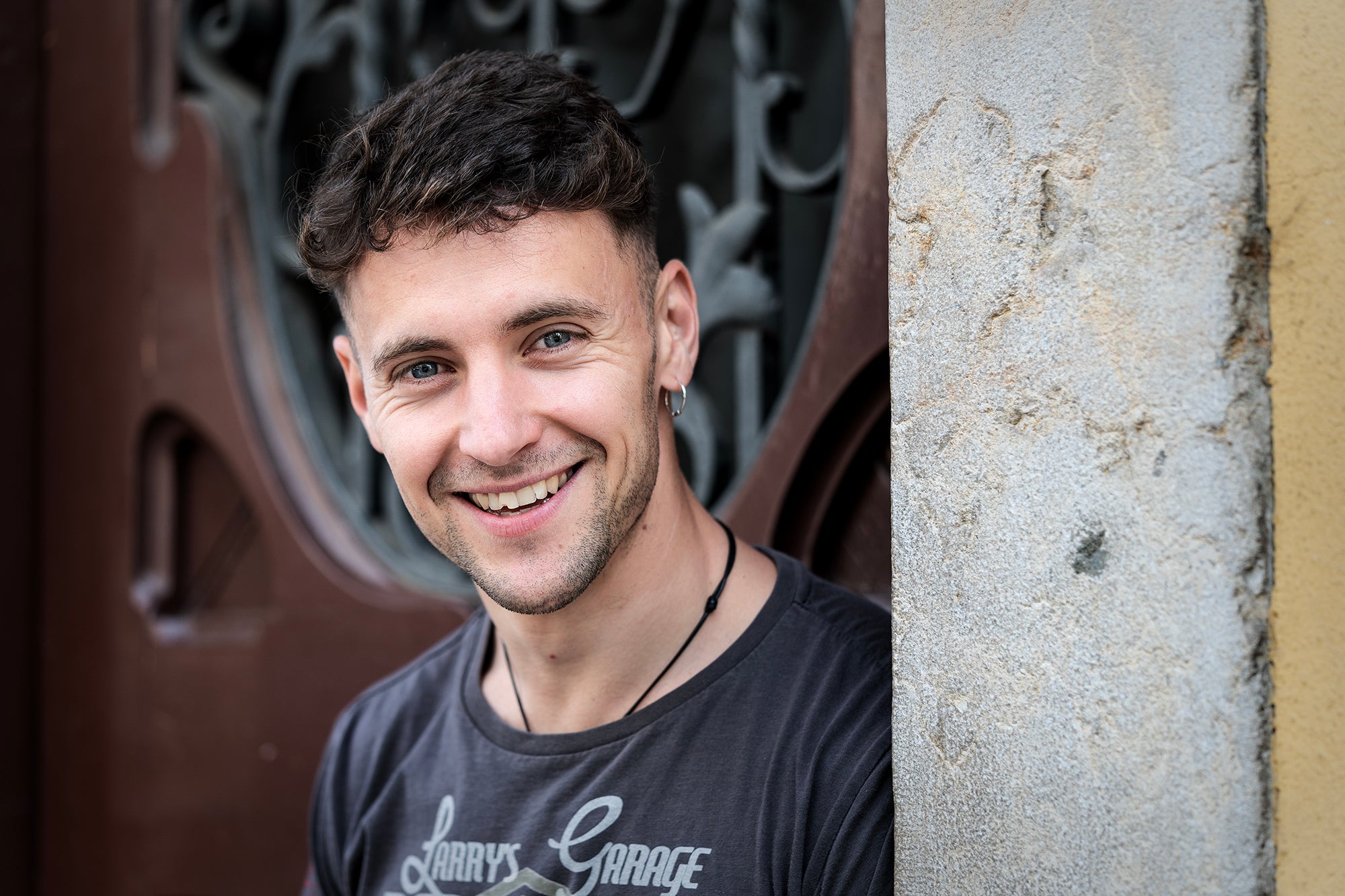 Joan Casu, DJ, més conegut com a K-ZU. Girona 25.04.2025 / Mireia Comas