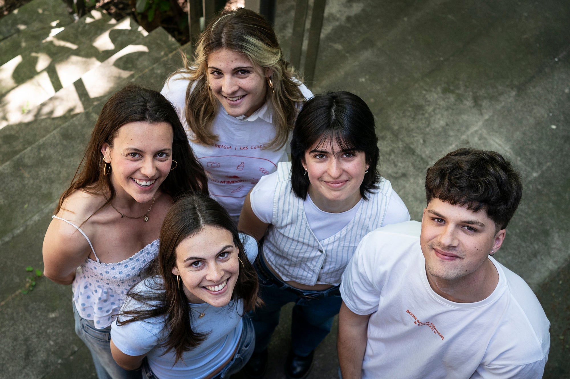 Los integrantes del equipo del proyecto informativo ‘No m’importa’ | Mireia Comas