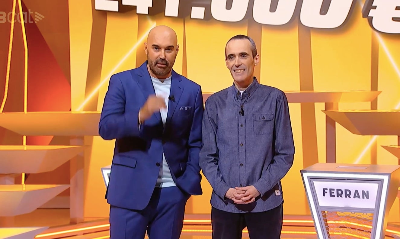 El Simón reacciona a la seva victòria a l'Atrapa'm si pots | 3Cat