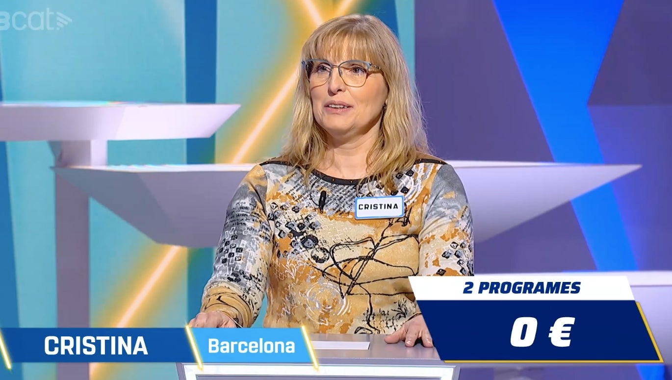 La Cristina revela la seva experiència en el programa 'Tres pics i repicó' | 3Cat
