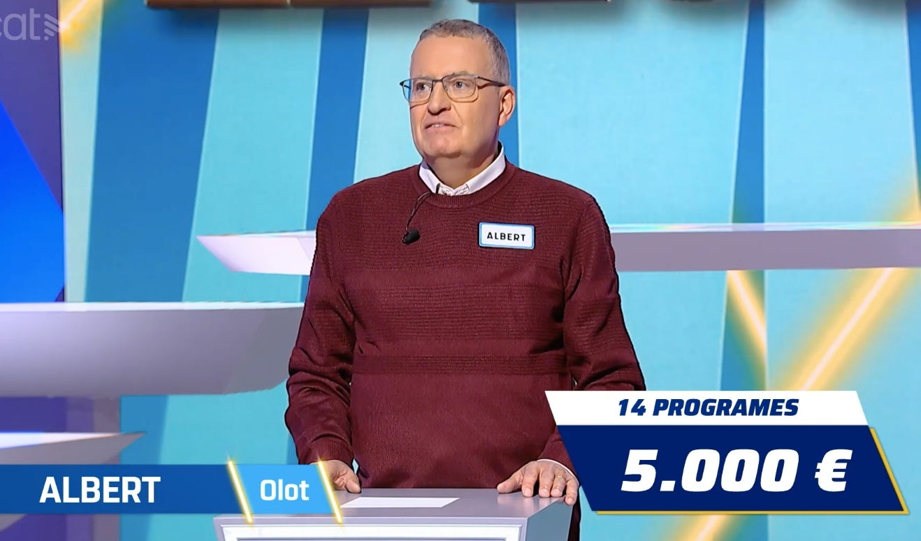 L'Albert podria ser el guanyador aquest dijous del pot històric de l'Atrapa'm si pots a TV3 | 3Cat