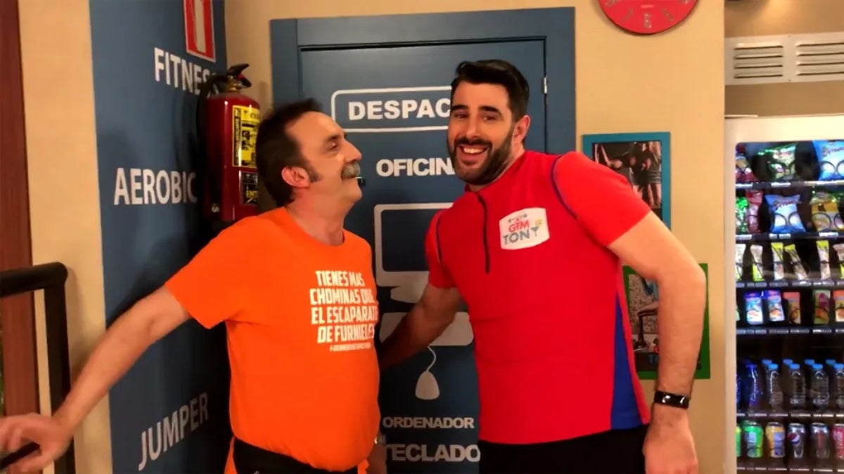 David Amor, actor de la sèrie 'Gym Tony' _ Telecinco