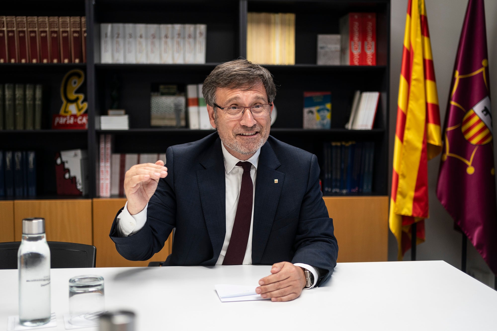 Francesc Xavier Vila, conseller de Política Lingüística de la Generalitat de Catalunya. Barcelona 14.05.25 | Mireia comas