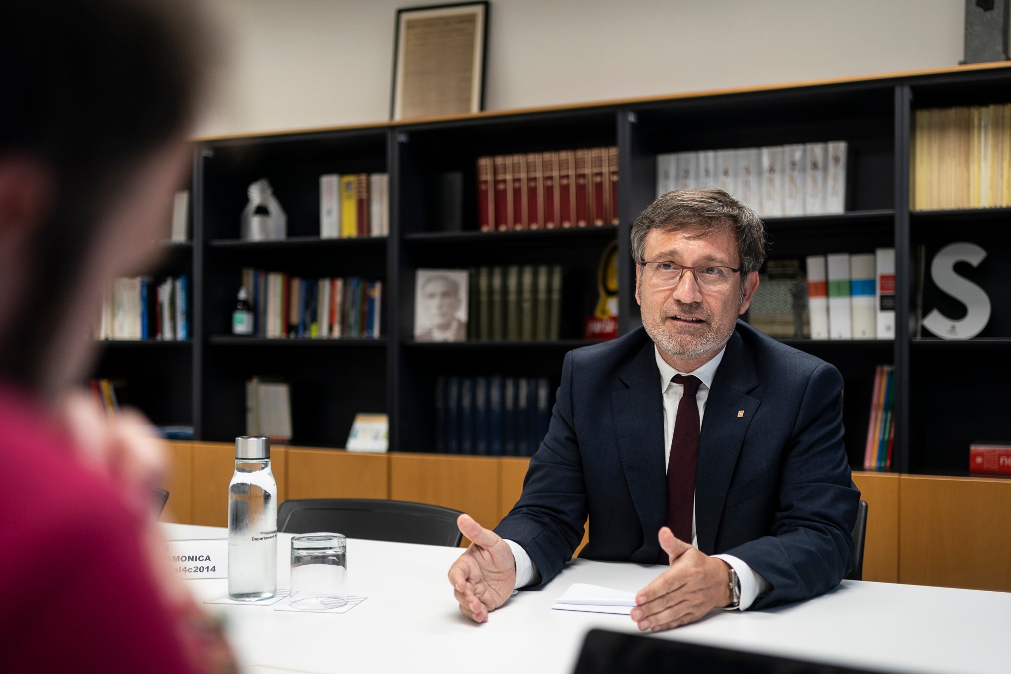 Francesc Xavier Vila, conseller de Política Lingüística de la Generalitat de Catalunya. Barcelona 14.05.25 | Mireia comas