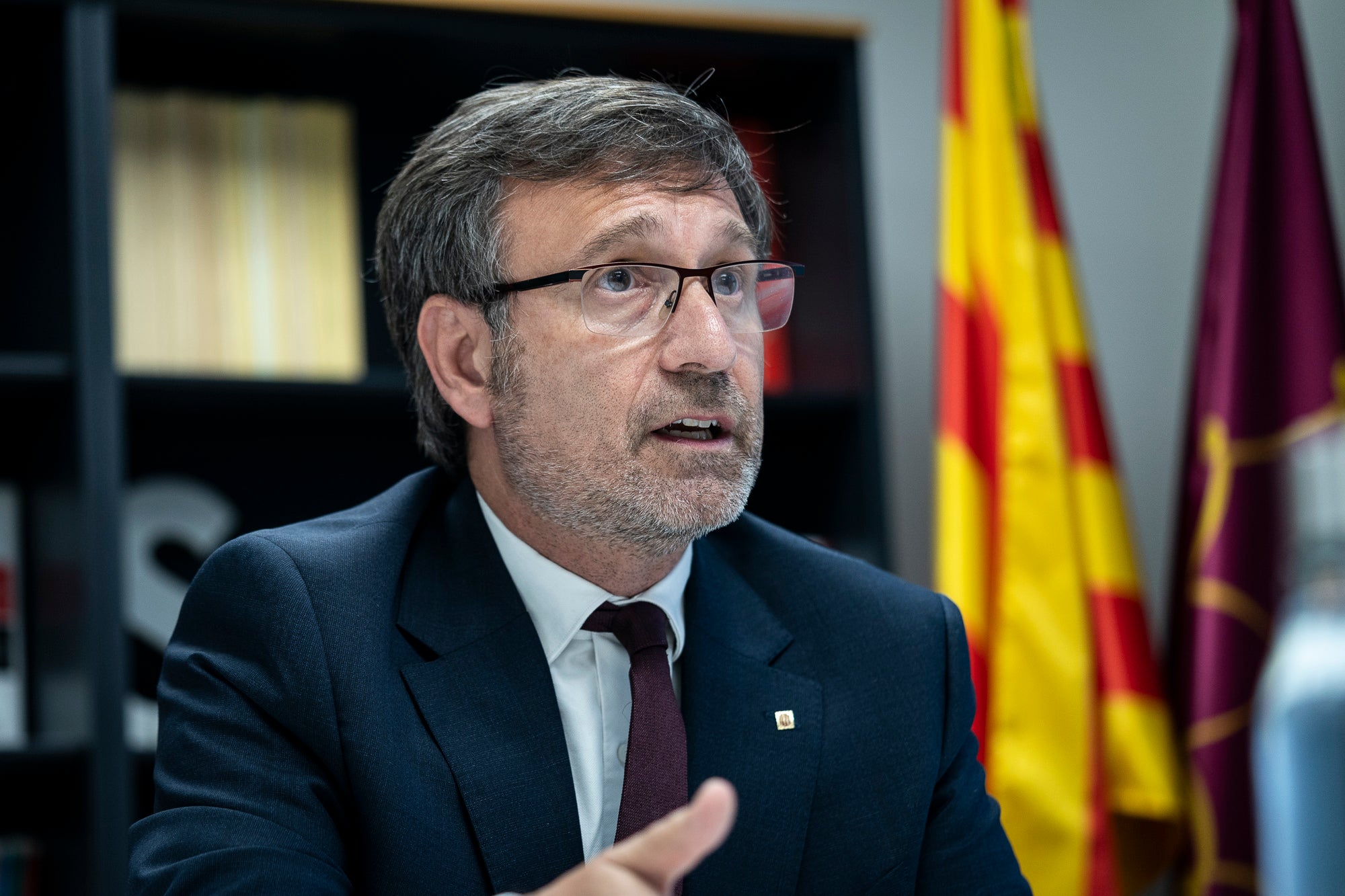 Francesc Xavier Vila, conseller de Política Lingüística de la Generalitat de Catalunya. Barcelona 14.05.25 | Mireia comas