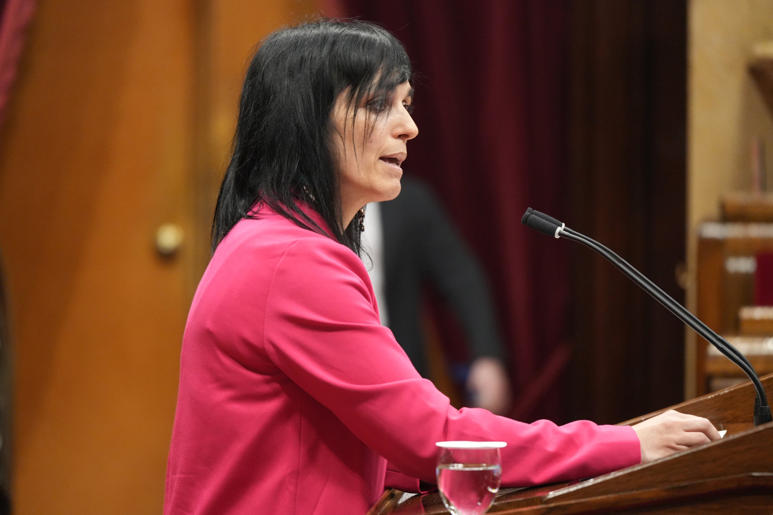 Sílvia Orriols, de Aliança Catalana, este jueves en el Parlamento / ACN-Maria Pratdesaba