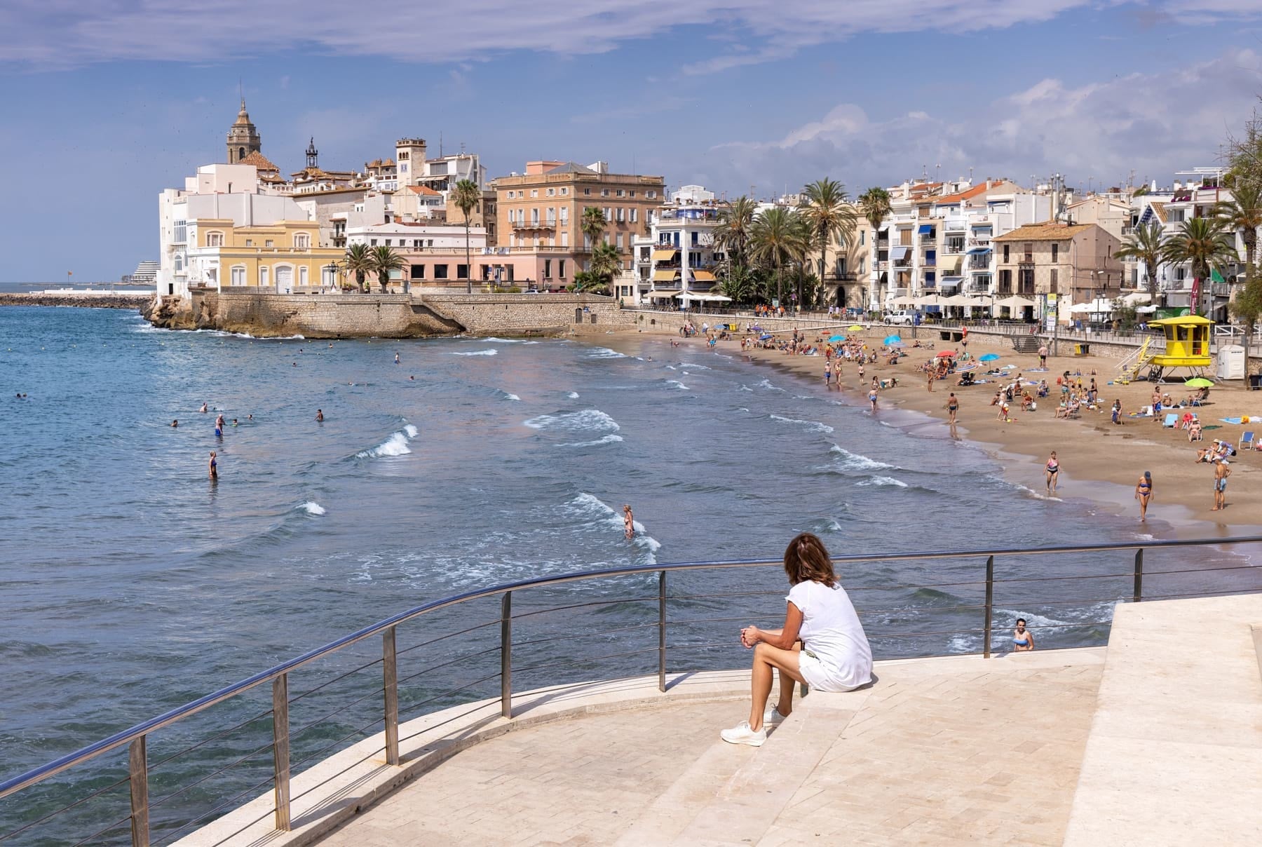 La playa de Sitges | Diputación de Barcelona