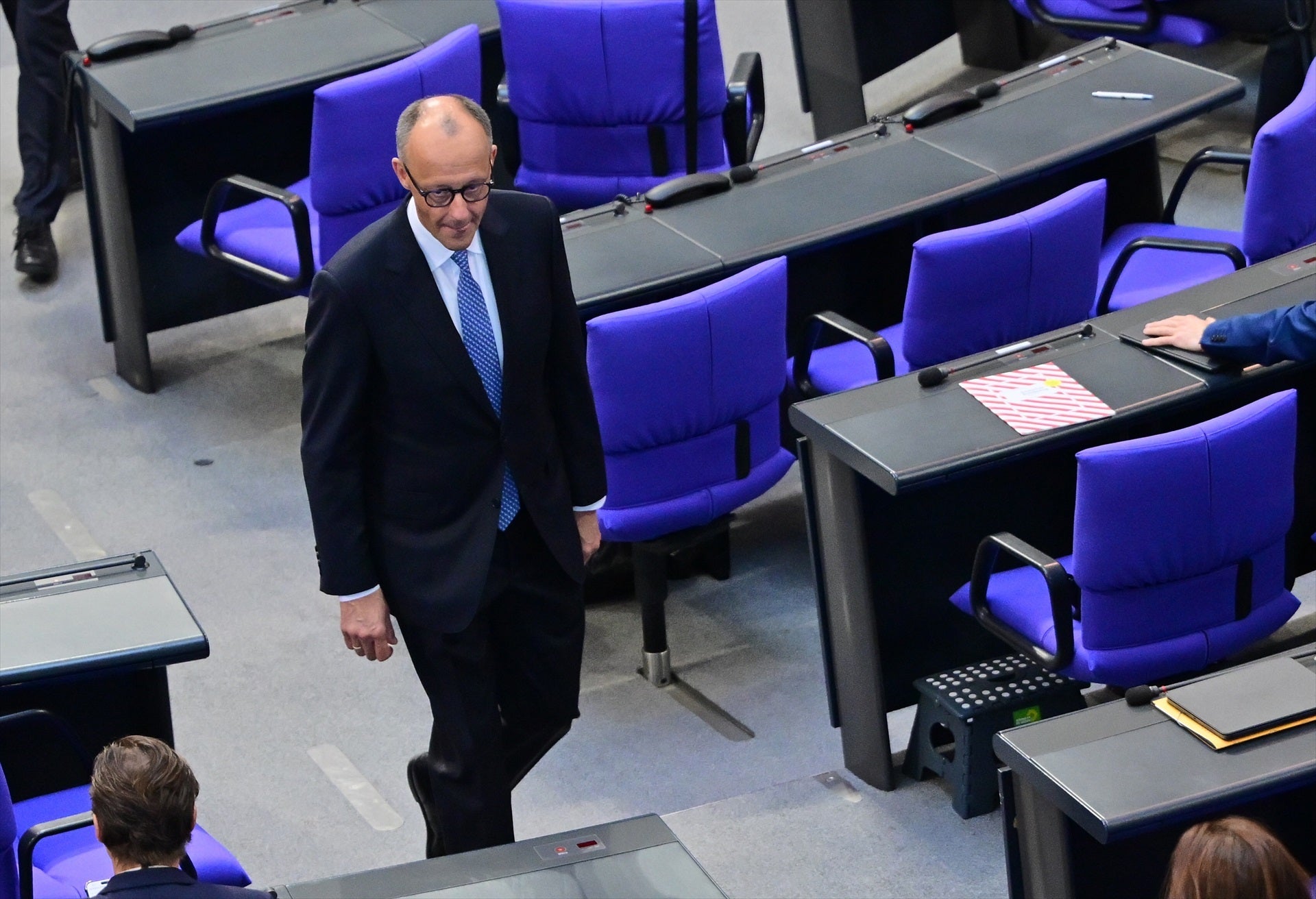 El líder de la Unió Demòcrata Cristiana (CDU), Friedrich Merz, al Bundestag / Sebastian Gollnow/DPA
